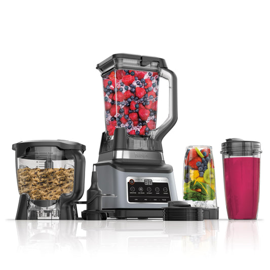 Sistema de Cocina 3 en 1 Ninja Negro con Set de Licuadora y 5 Programas