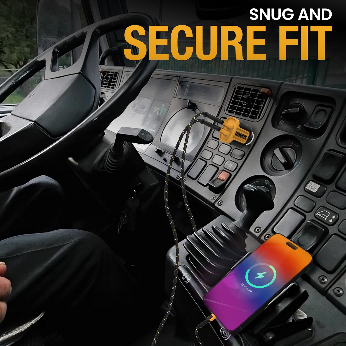 Dewalt Cargador de Coche USB de 2 Puertos - Carga rápida de 24W USB-A de Doble Puerto para iPhone 14 13 12 11 Pro MAX X XR XS 8 Plus 6s iPad - Compatible con Samsung Galaxy S22 S21 S10 Plus S7 GPS