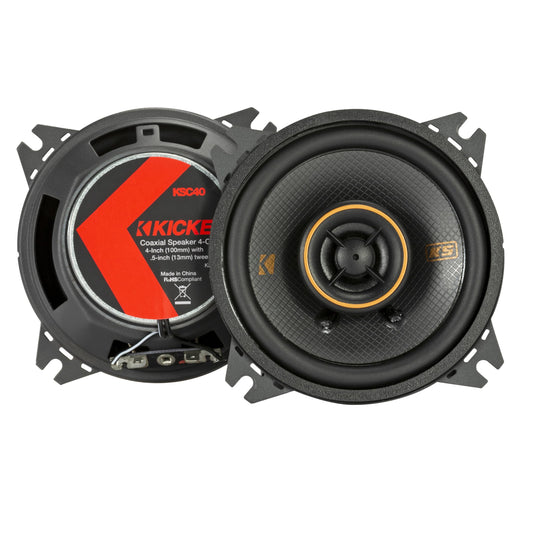 Altavoces Coaxiales KICKER Serie KS 4 Pulgadas Tweeters 0.5 Pulgadas 4 Ohmios