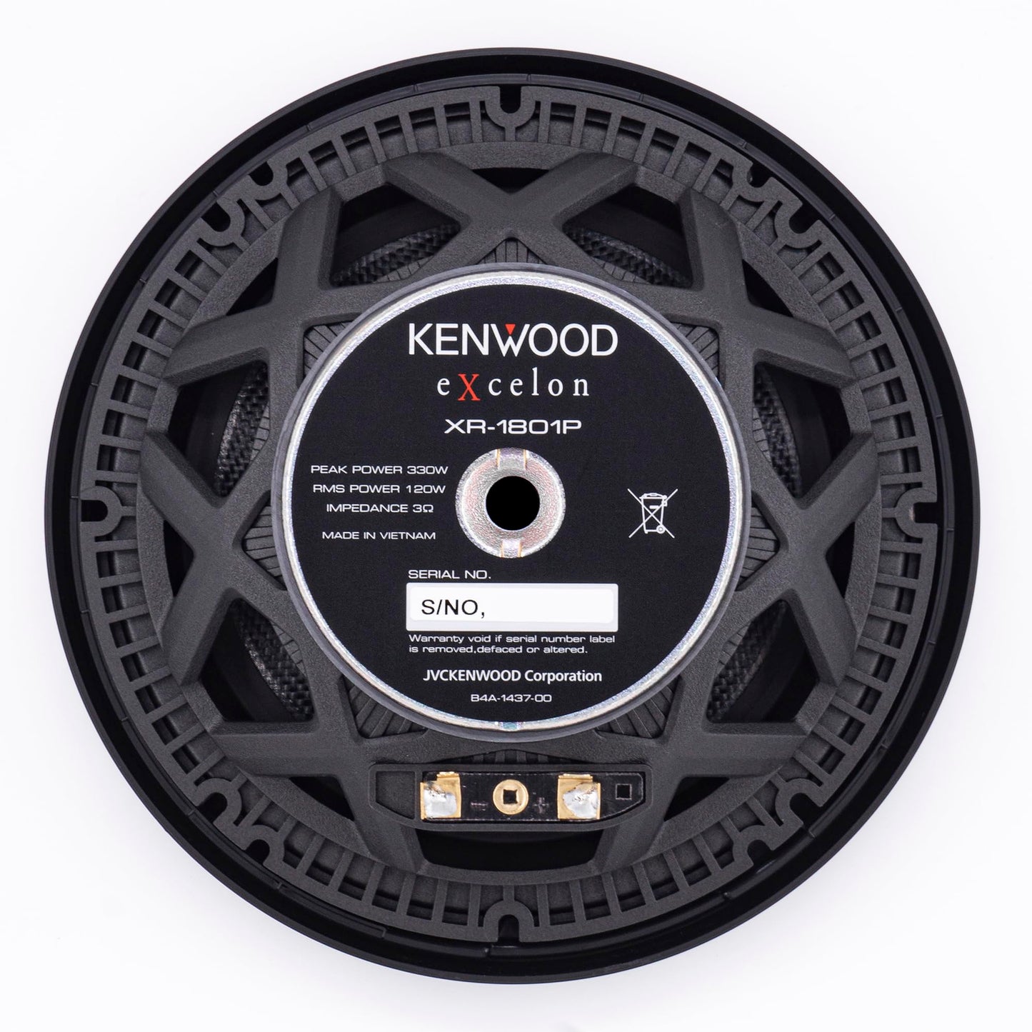 Kenwood Excelon XR-1801P - Altavoz de componentes de audio de alta resolución (7")