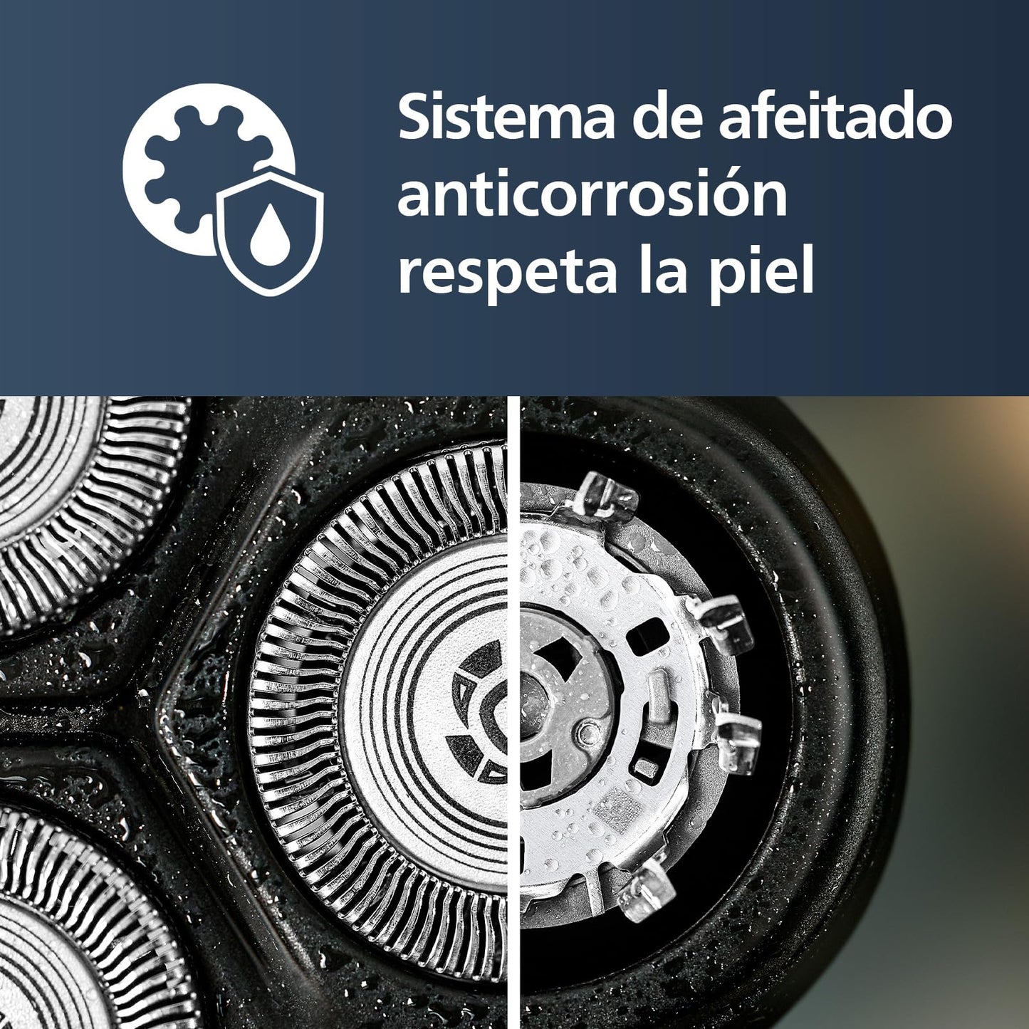 Afeitadora Eléctrica Philips Series 3000X Uso en Seco y Húmedo Anticorrosión