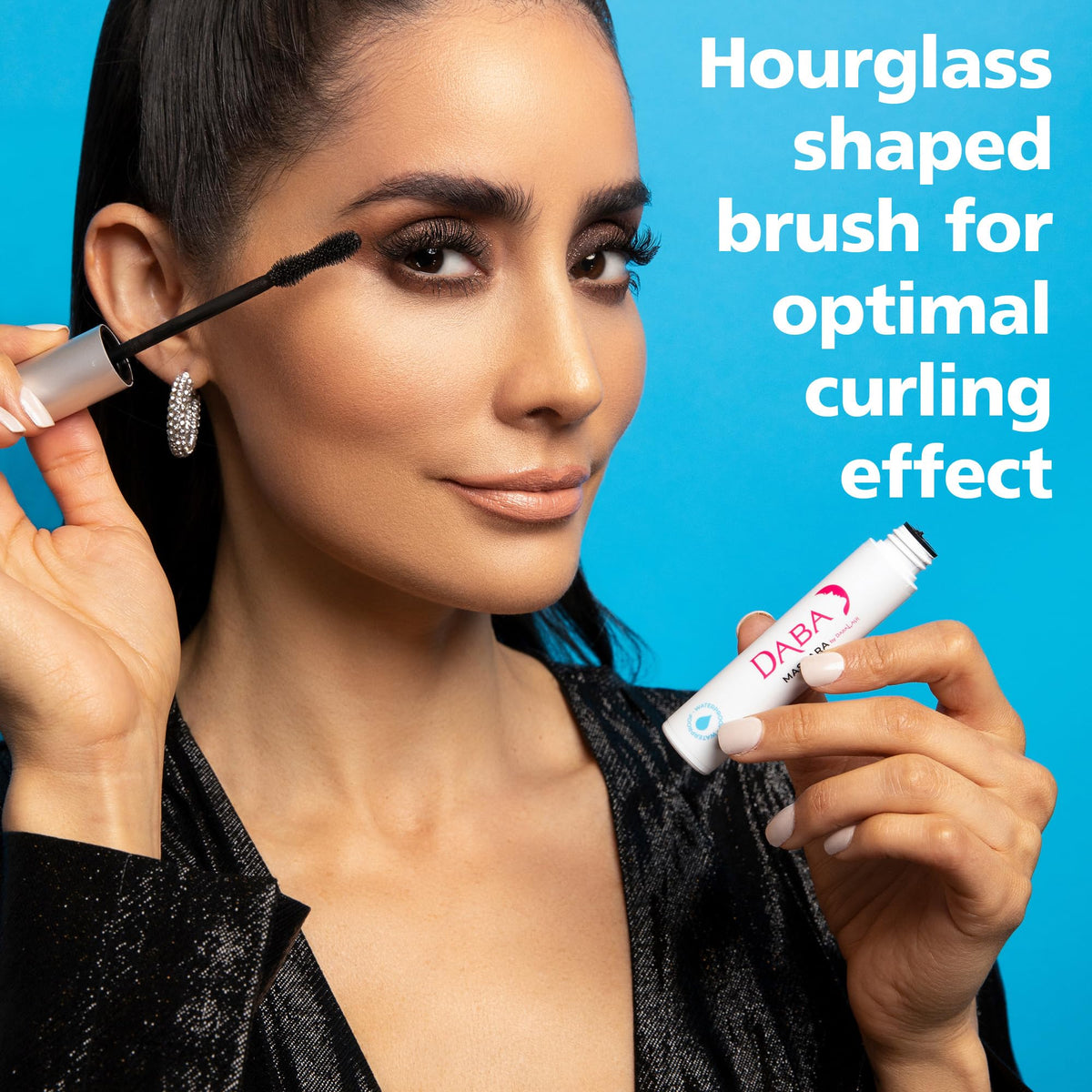 Dabalash Waterproof Combo – Professional Eyelash & Brow Strengthener & Mascara – Give Your Own Lashes a Longer, Fuller, & Thicker Look – 0.18 Oz & 0.45 Oz