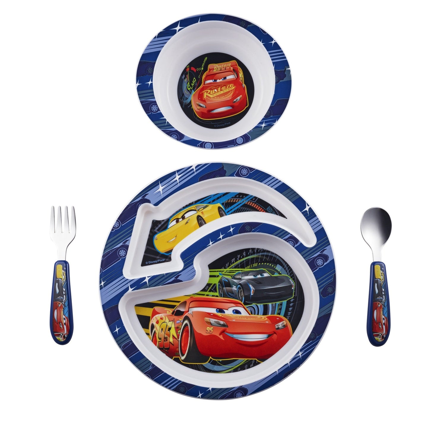 Juego de Alimentación Disney Carros, 4 Piezas