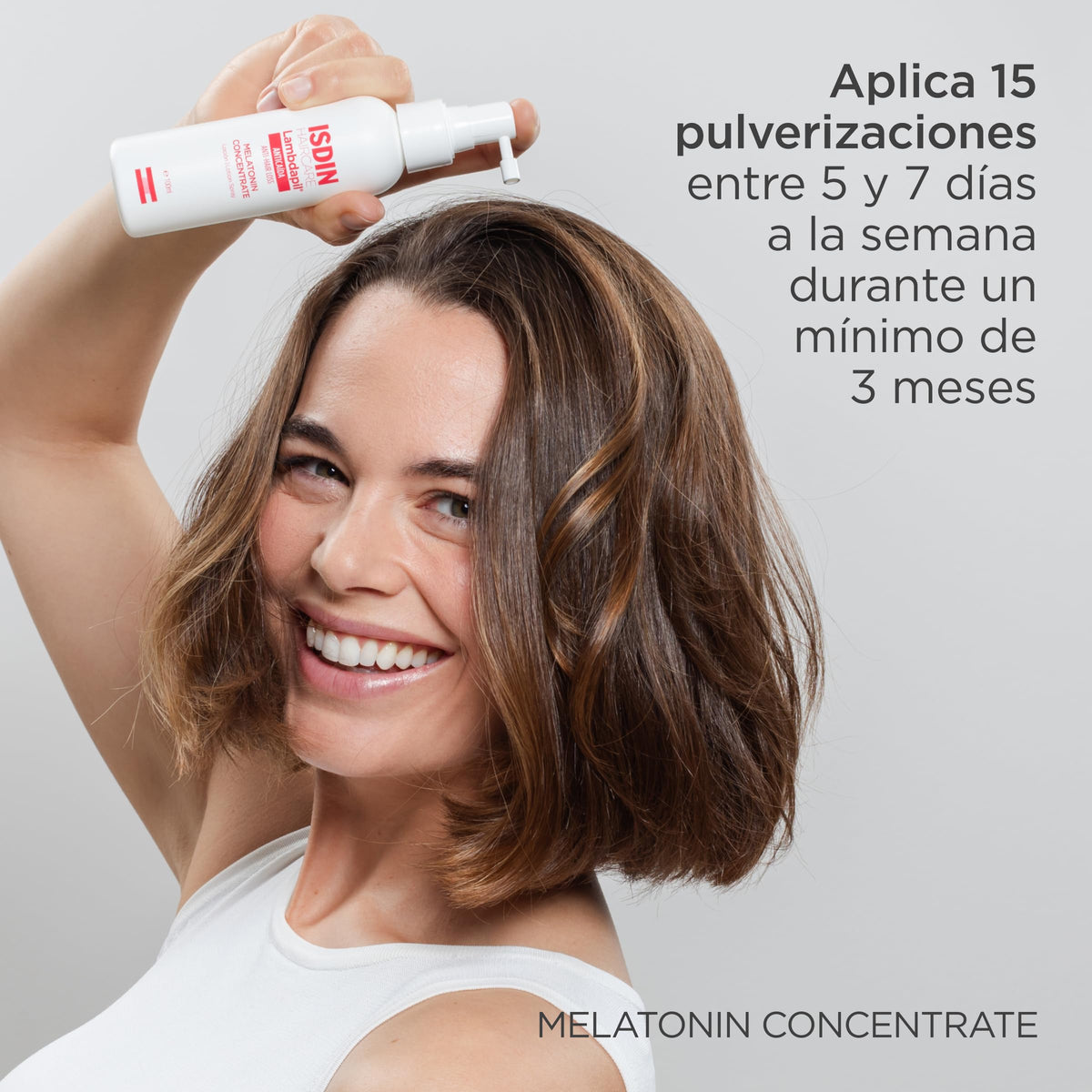 Loción Spray Anticaída Isdin Lambdapil Melatonina 100 Ml para Reforzar el Cabello