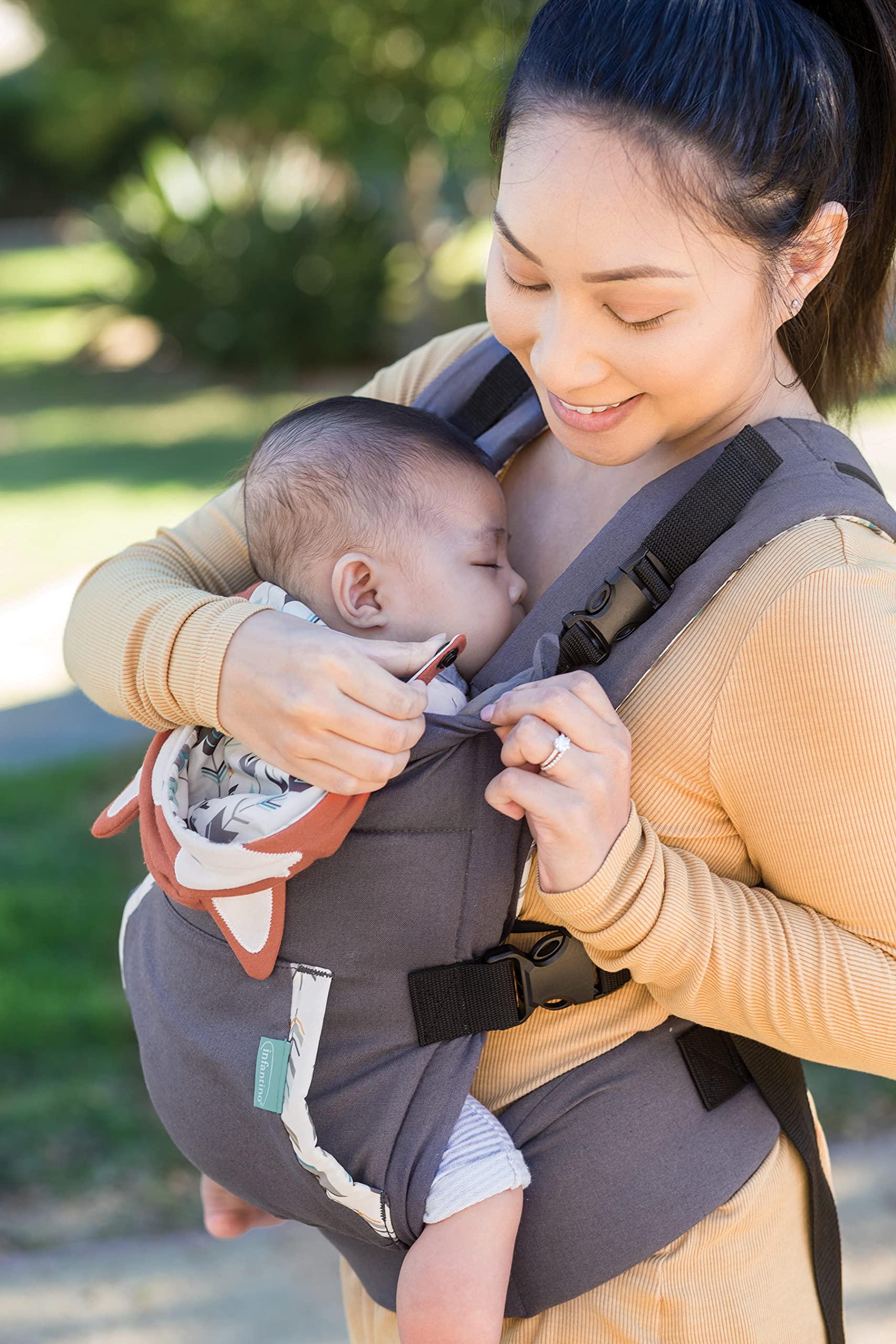 Infantino Cuddle Up - Portabebés ergonómico