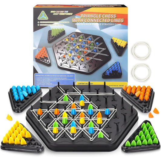 Juego de Mesa Trigle YRGFCCC Naranja para Entrenamiento del Pensamiento Lógico para Familiares