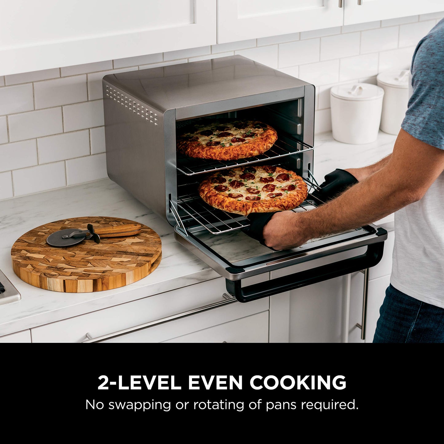 Horno Eléctrico Ninja Con Air Fryer XL Pro 10 en 1 Foodi