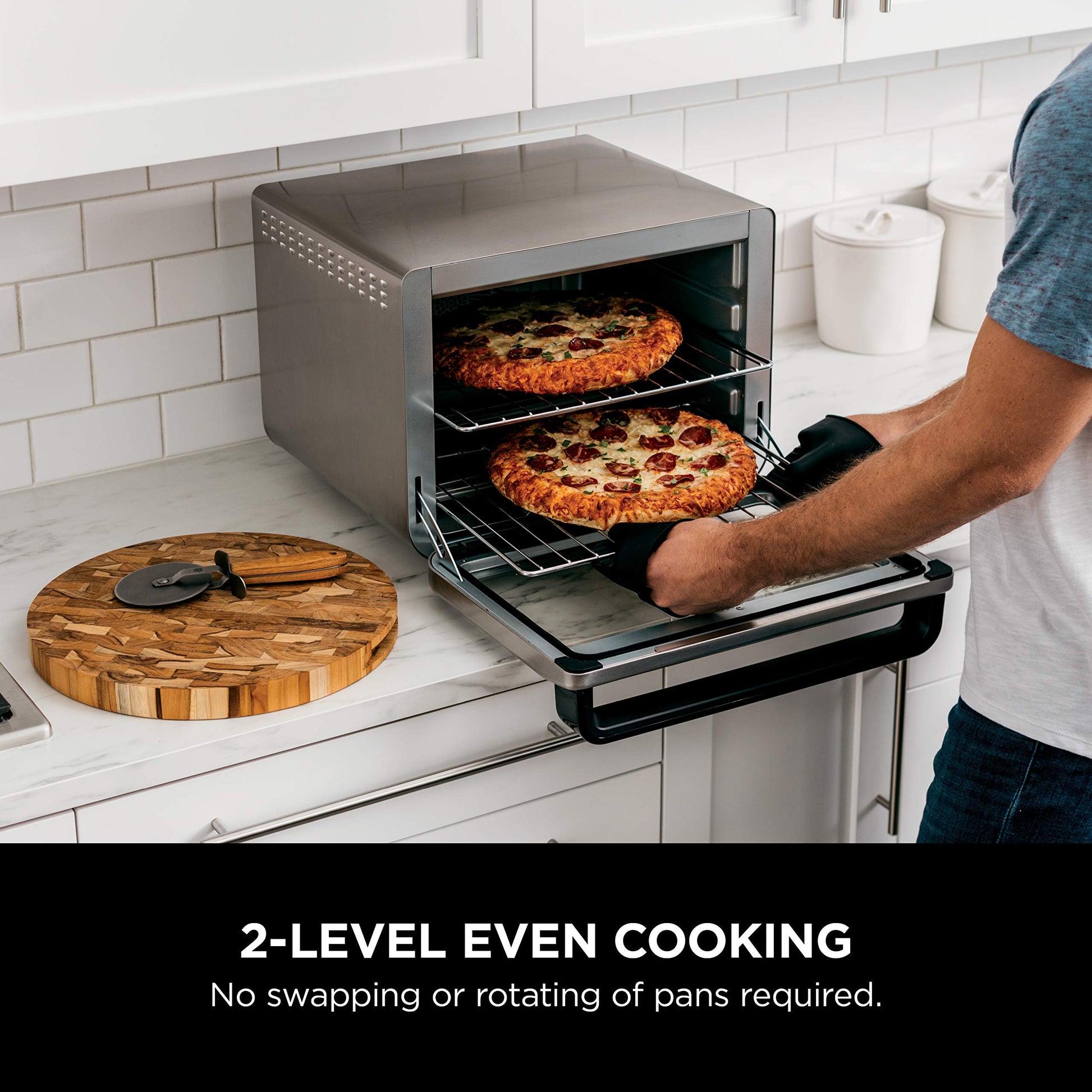 Horno Eléctrico Ninja Con Air Fryer XL Pro 10 en 1 Foodi