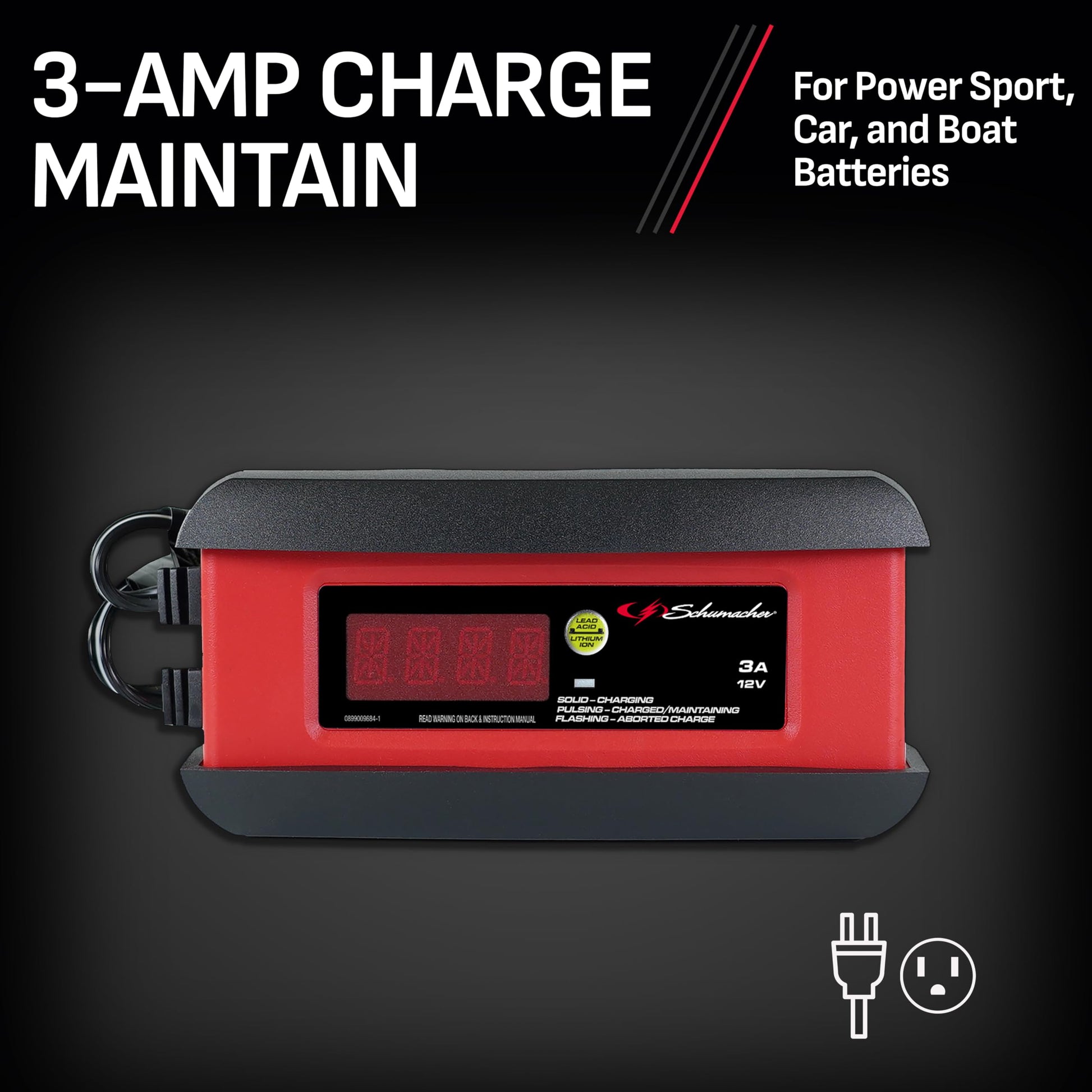 SCHUMACHER SP1297 Powersport Cargador/mantenedor, 1 paquete