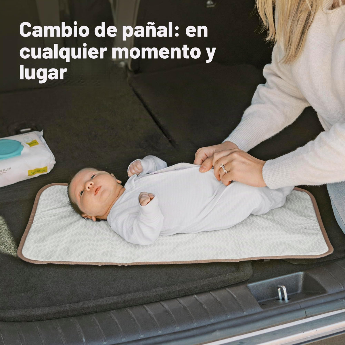 KeaBabies - Cambiador portátil de pañales, fácil de limpiar, plegable e impermeable para bolsa de pañales, compacto, ligero, recién nacido de 25 x 13 pulgadas, bebé, cambiador de bebé esencial de