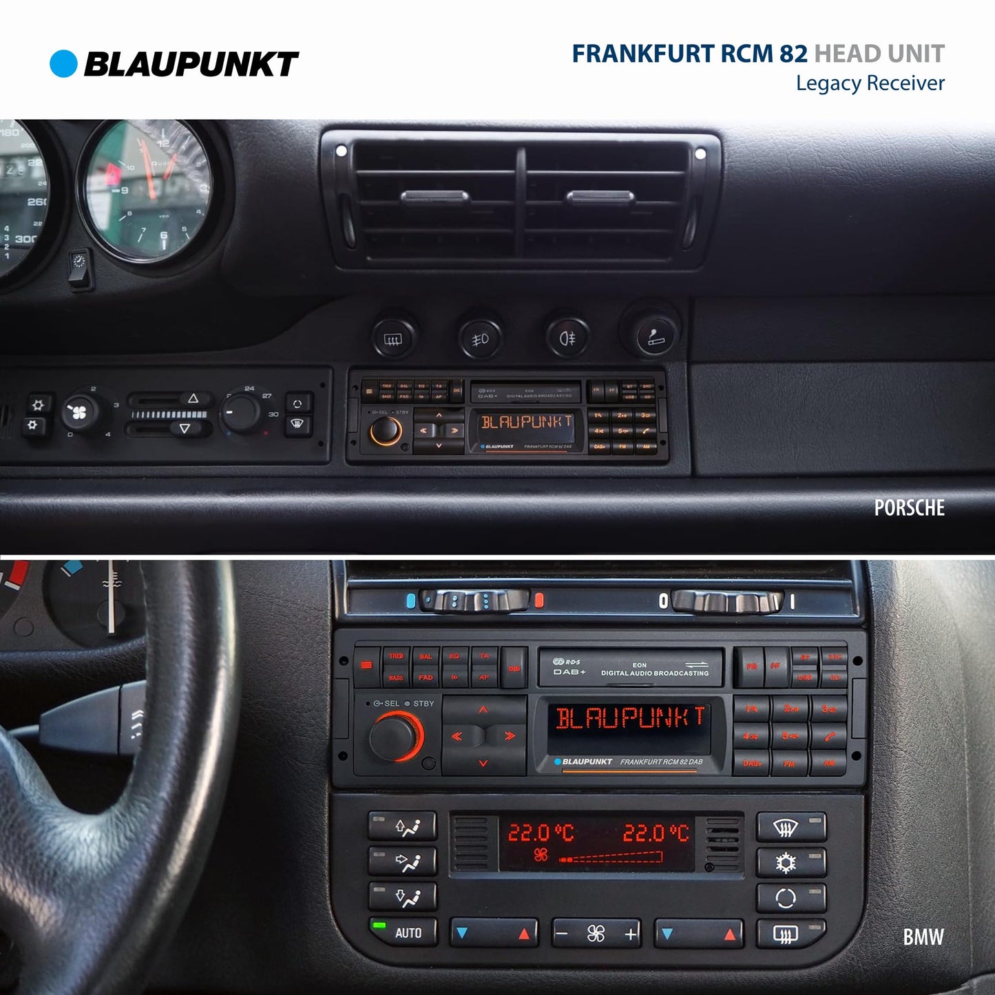 BLAUPUNKT Frankfurt RCM 82 Dab Radio con Bluetooth - Negro