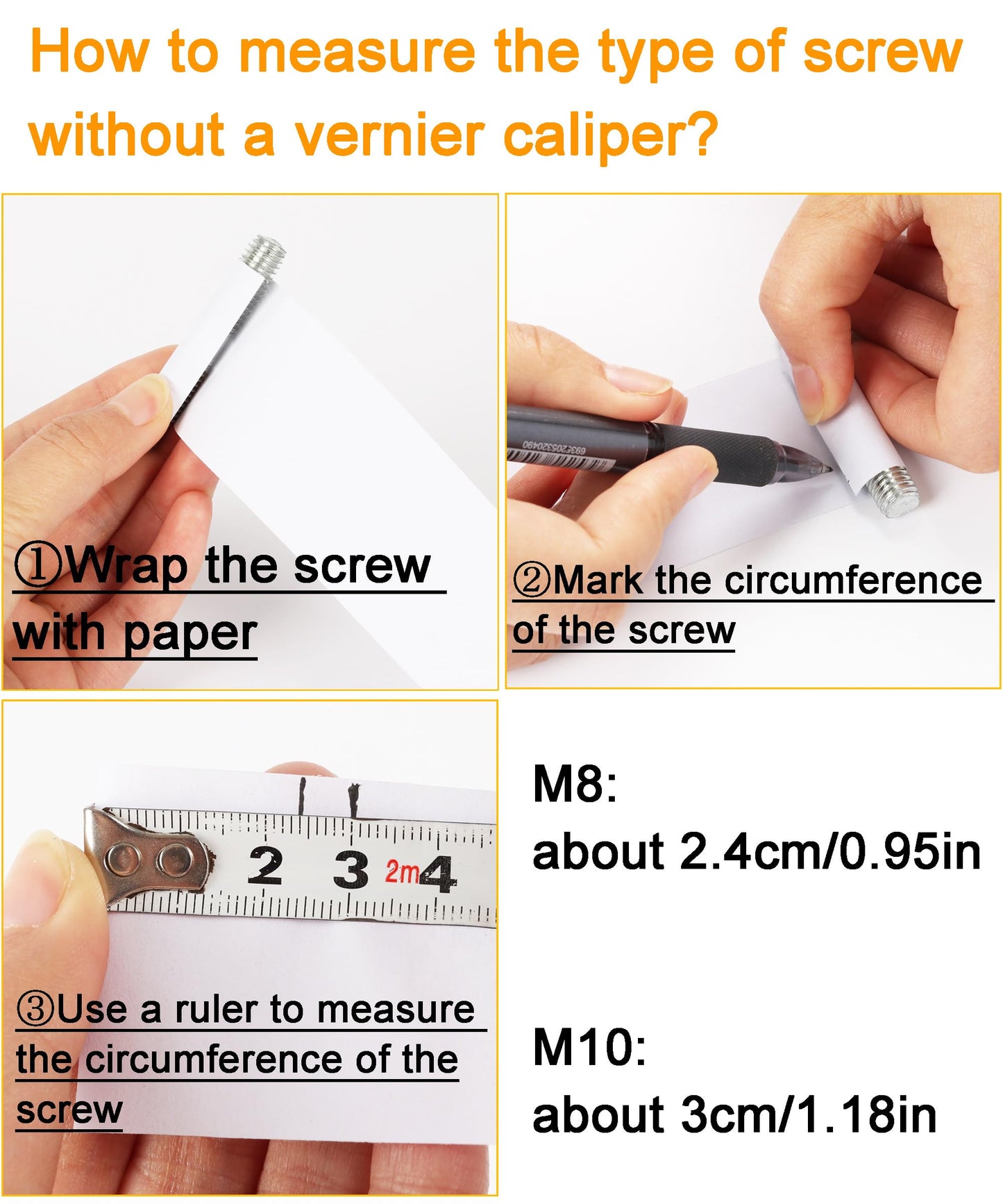 Poste de Repuesto ECCIBOUN M8 40 cm