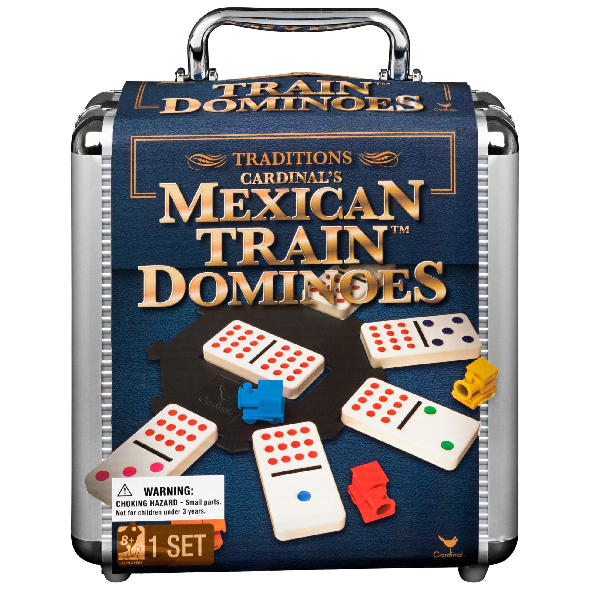 Juego de Dominó de Tren Mexicano Spin Master Games en Aluminio para la Noche de Juegos Familiares