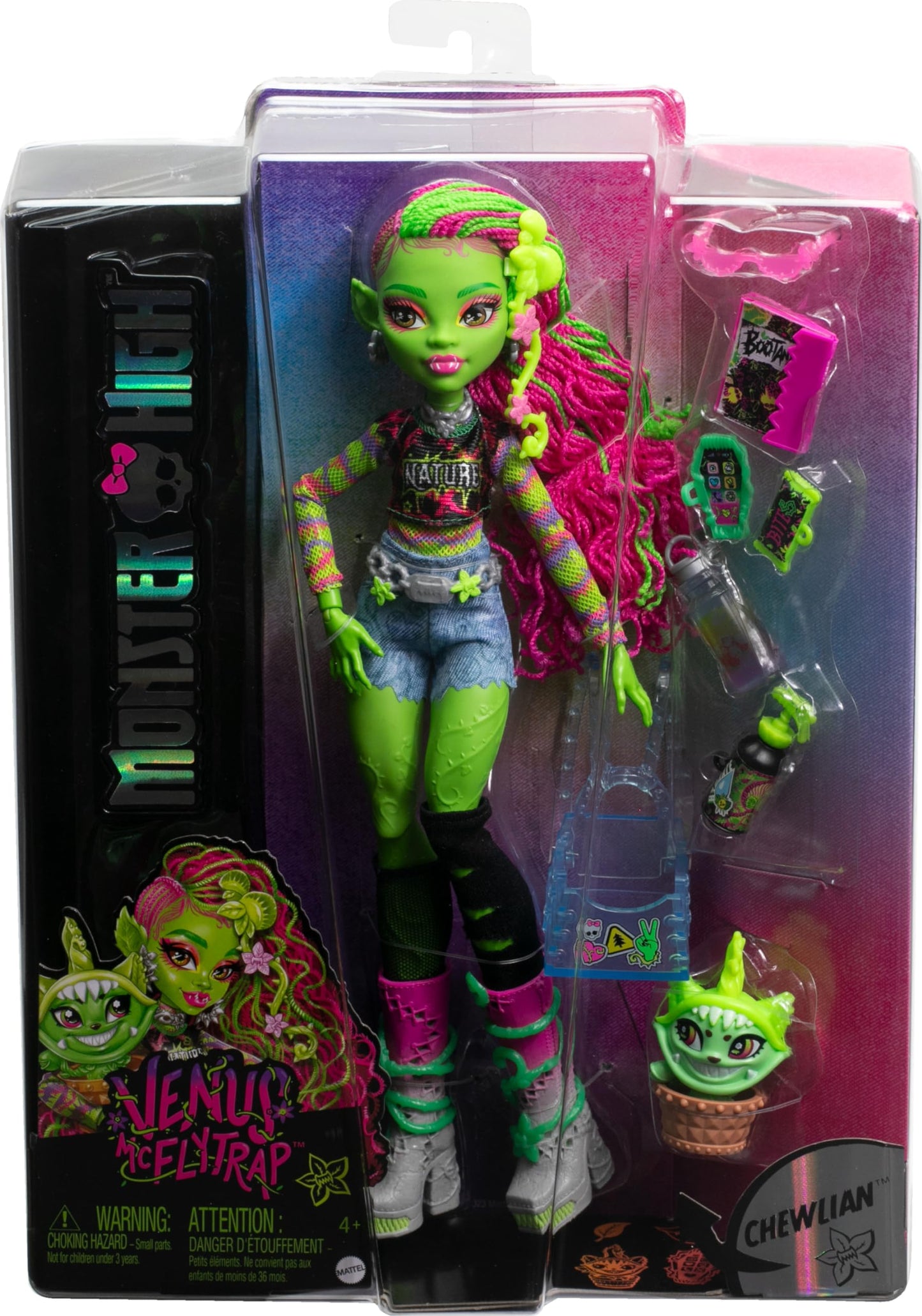Muñeca Monster High Venus 4 Años en Adelante para Niñas