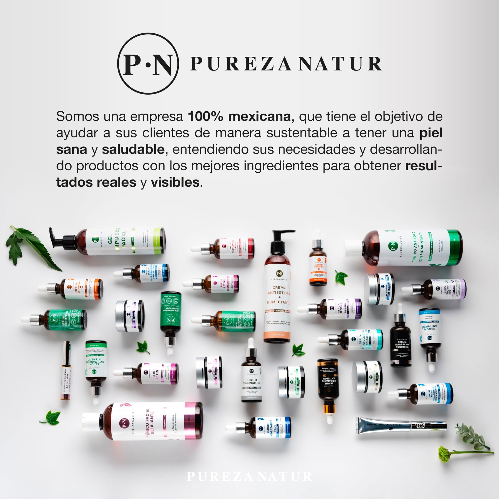 PUREZA NATUR Suero alargador y reparador de pestañas Eyelash growth | Serum con aplicador tratamiento para fortalecer y crecer pestañas 3D lash adicionado con Ácido hialurónico, Niacinamida, Biotina 8ml