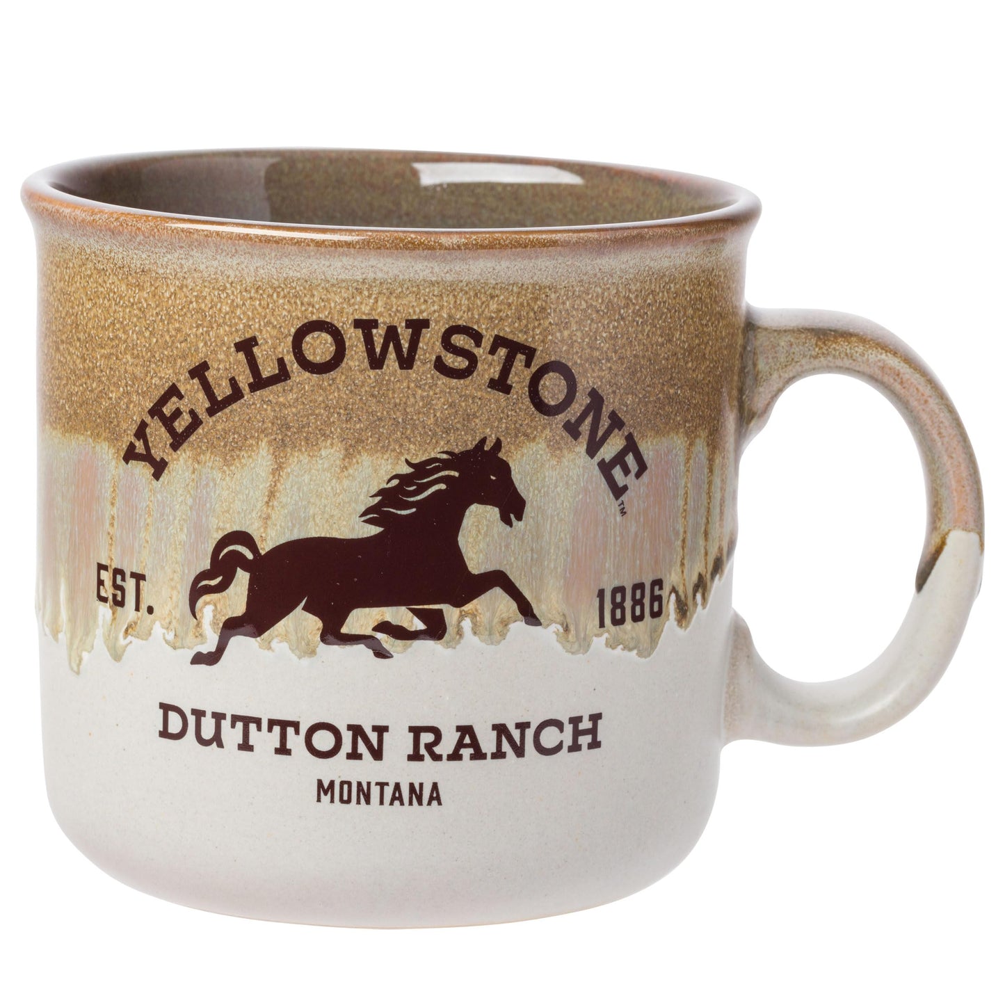 Taza de Cerámica Silver Buffalo Dutton Ranch Montana 20 Onzas