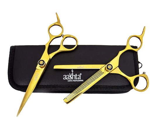 Estuche De Tijeras Para Estilista Barber Peluquero Corte de Cabello Aashta 6" Profesional