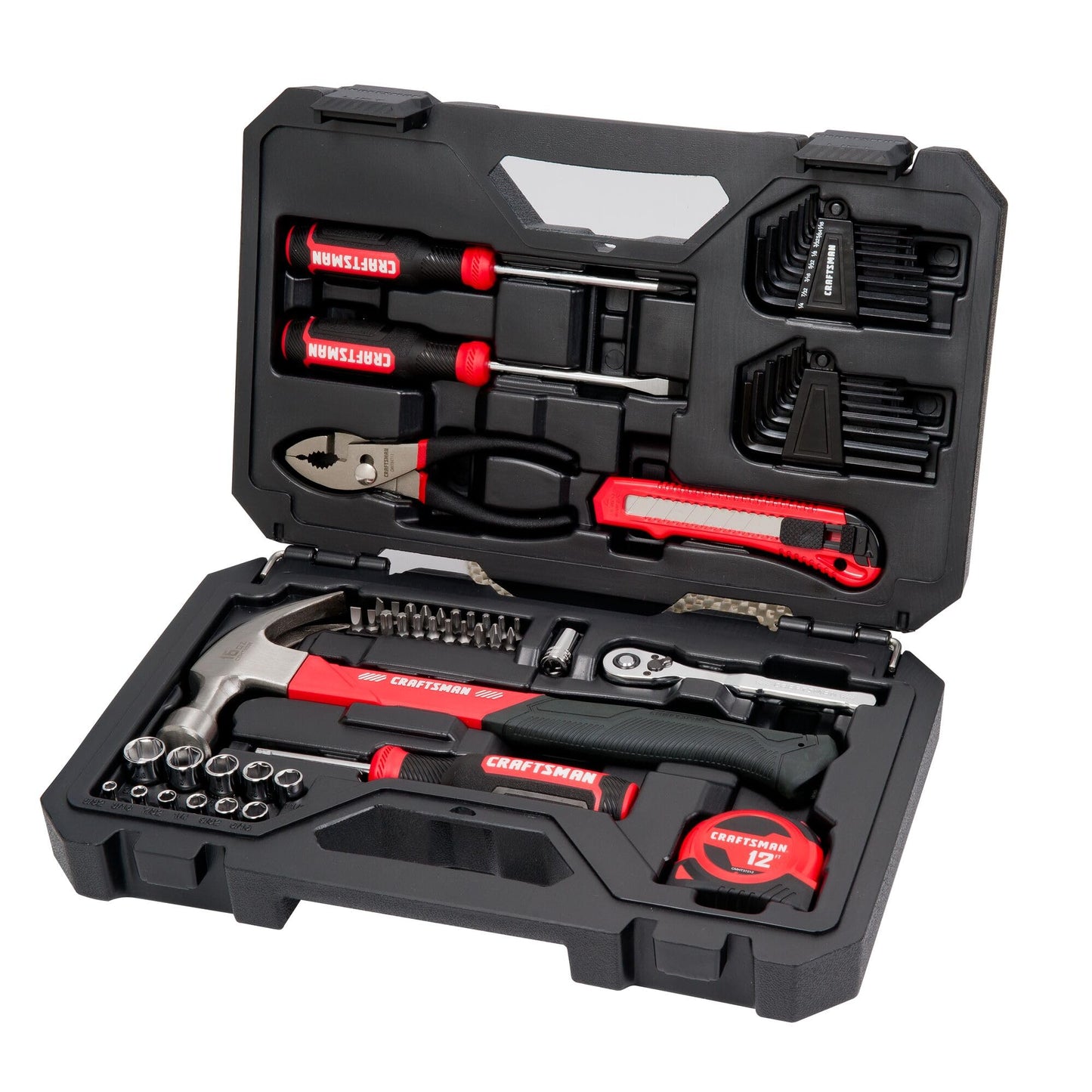 CRAFTSMAN - Juego de herramientas mecánicas de 57 piezas, juego de herramientas para el hogar (CMMT99447)