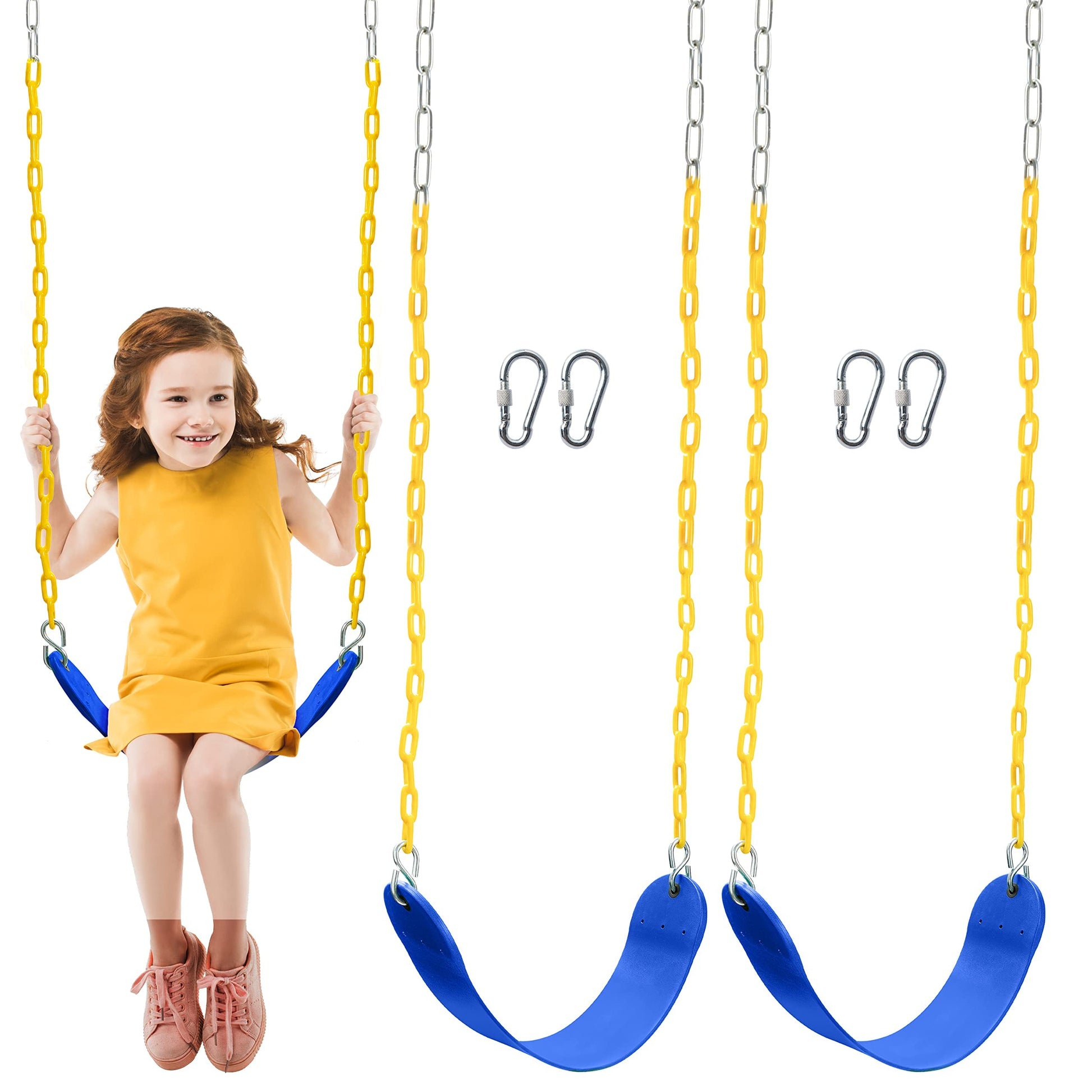 Juego de Columpios Tuffee Verde con Cadenas Ajustables