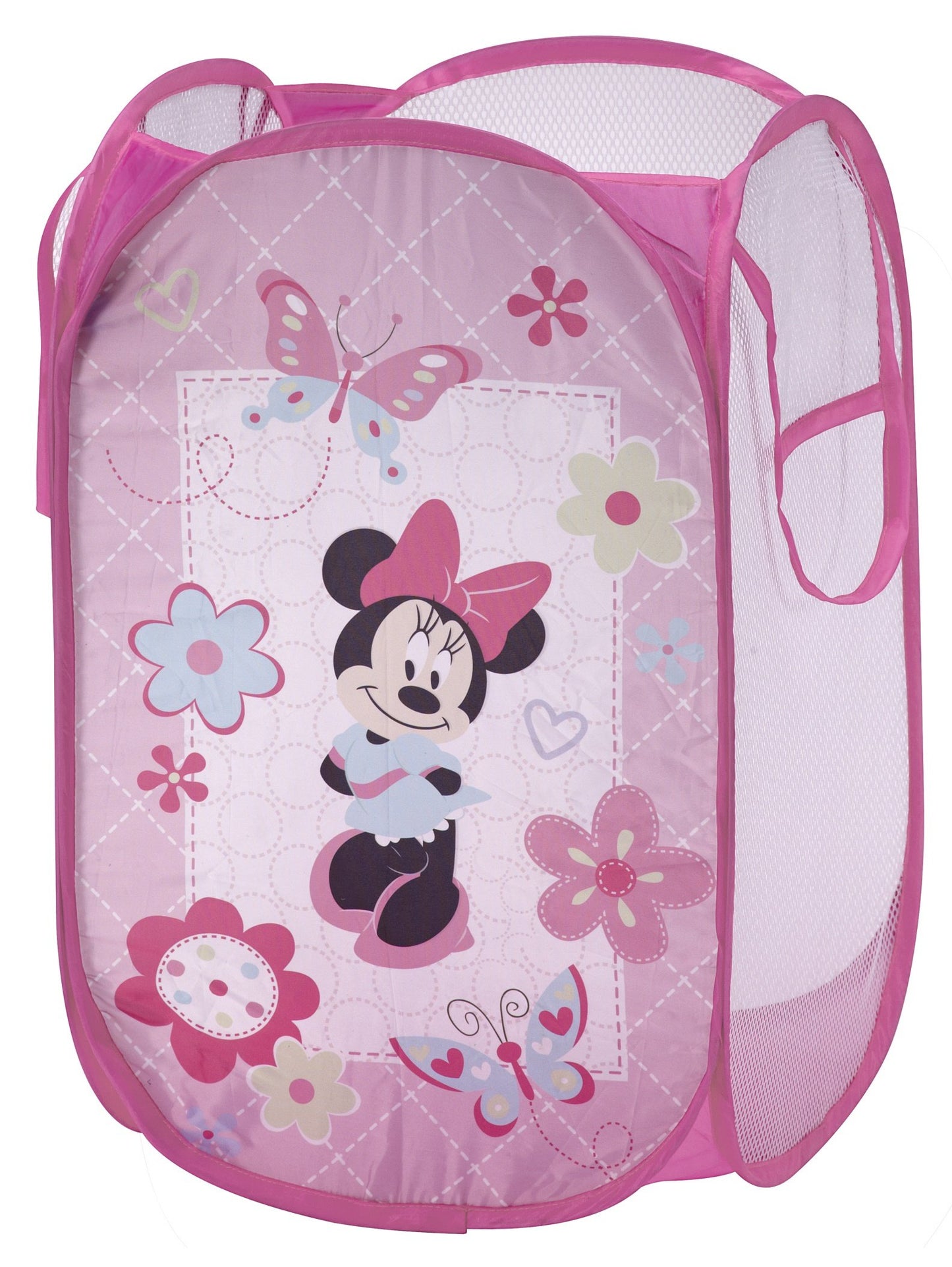 Cesta desplegable de Mickey Mouse de Disney, Rosado/Verde agua