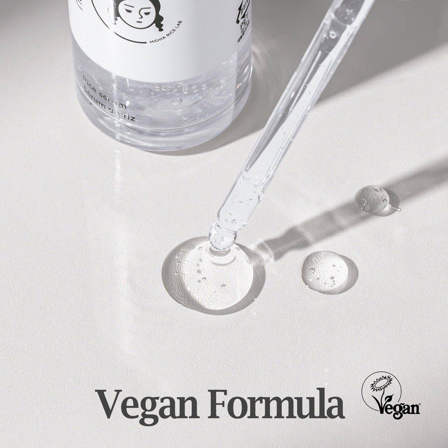 Suero de Arroz Vegano 50ml Absorción Rápida para hidratar, reafirmar y revitalizar la piel