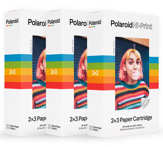 Papel Fotográfico Polaroid Hi-Print Blanco Paquete Triple de 60 Hojas