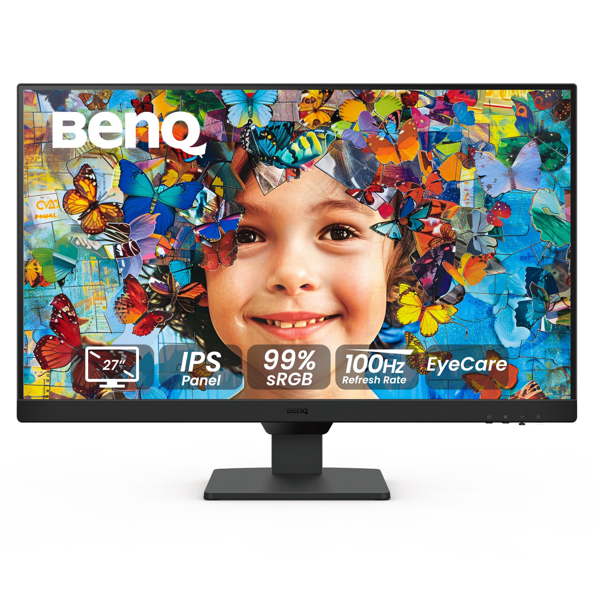 BenQ GW2790 Monitor de 27 pulgadas 100Hz FHD 1920x1080p | IPS | Cuidado de los ojos | Montaje VESA | Bisel delgado | Luz azul baja | Brillo adaptativo | DisplayPort | HDMI x2