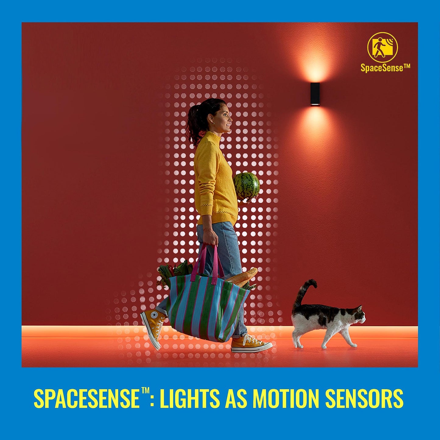 Sensor de Movimiento Interior WiZ Blanco Inalámbrico