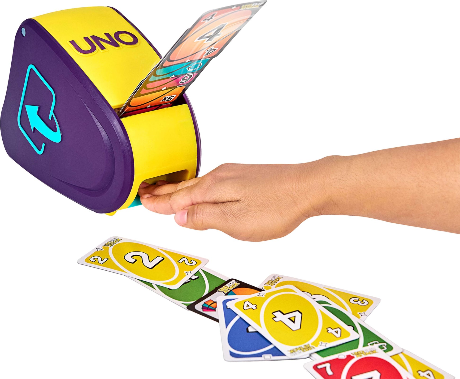 Juego de Mesa Mattel Games UNO Flip Attack para Niños de 7 Años en Adelante