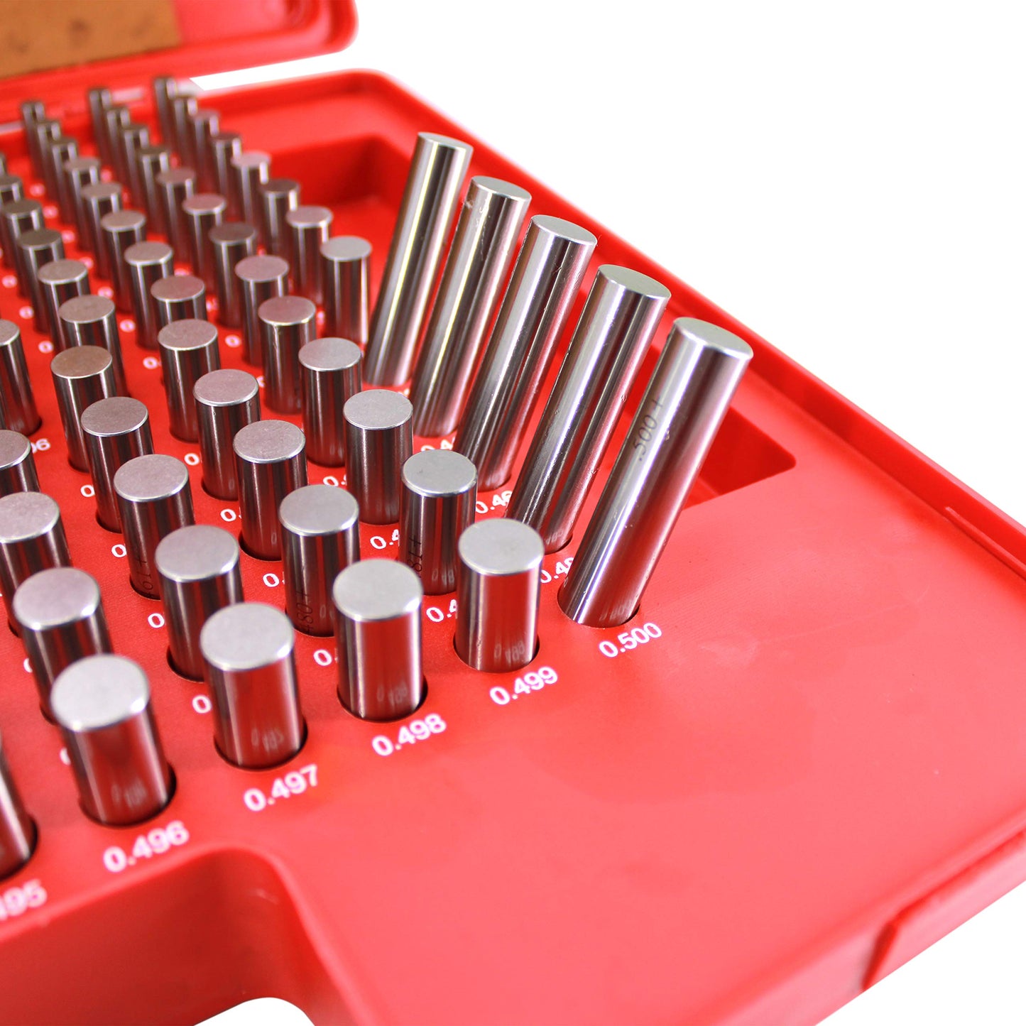 HFS (R) 250 Piezas Clase ZZ Juego de Calibres de Pasador de Acero Más (0.251-0.500 "M2)