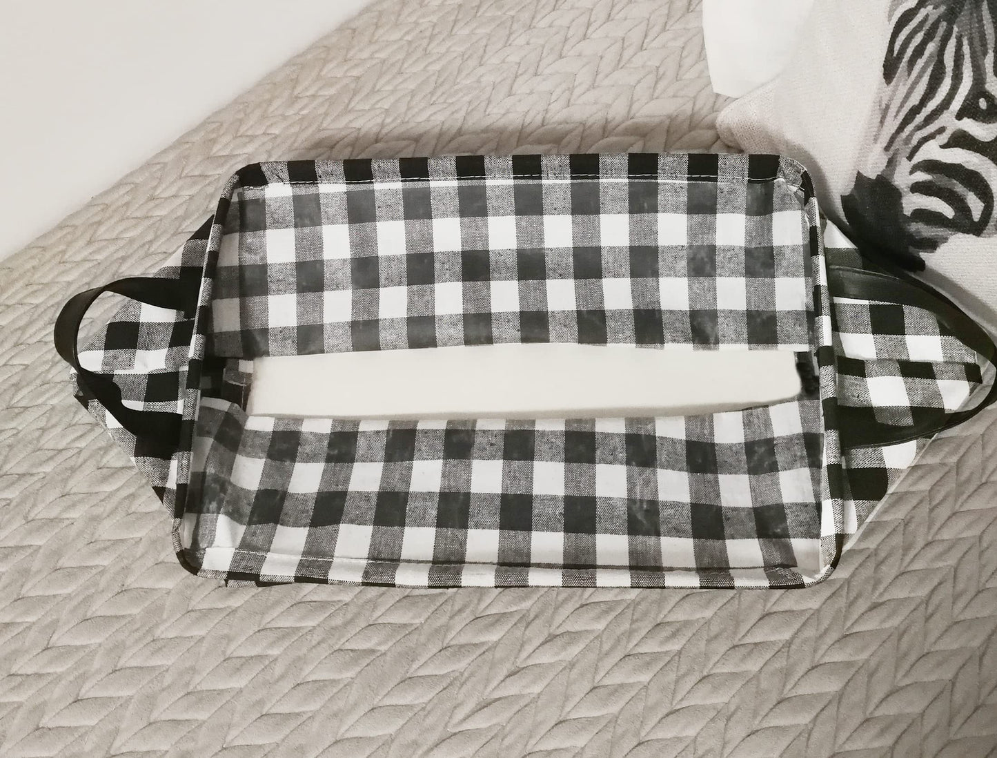 KUNRO - Cesta de almacenamiento para niños, estante de regalo, cesta de almacenamiento de juguetes, caja organizadora para habitación de los niños con asas (rejilla negra)