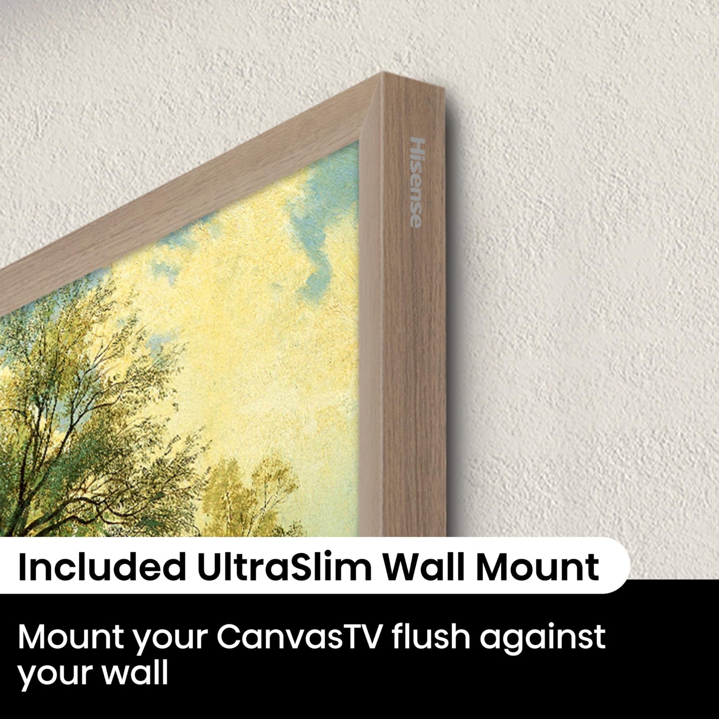 Hisense Pantalla de 55" Canvas TV S7N - Modo Arte,UltraSlim Wall Mount,4K Quantum Dot Color (2025)
