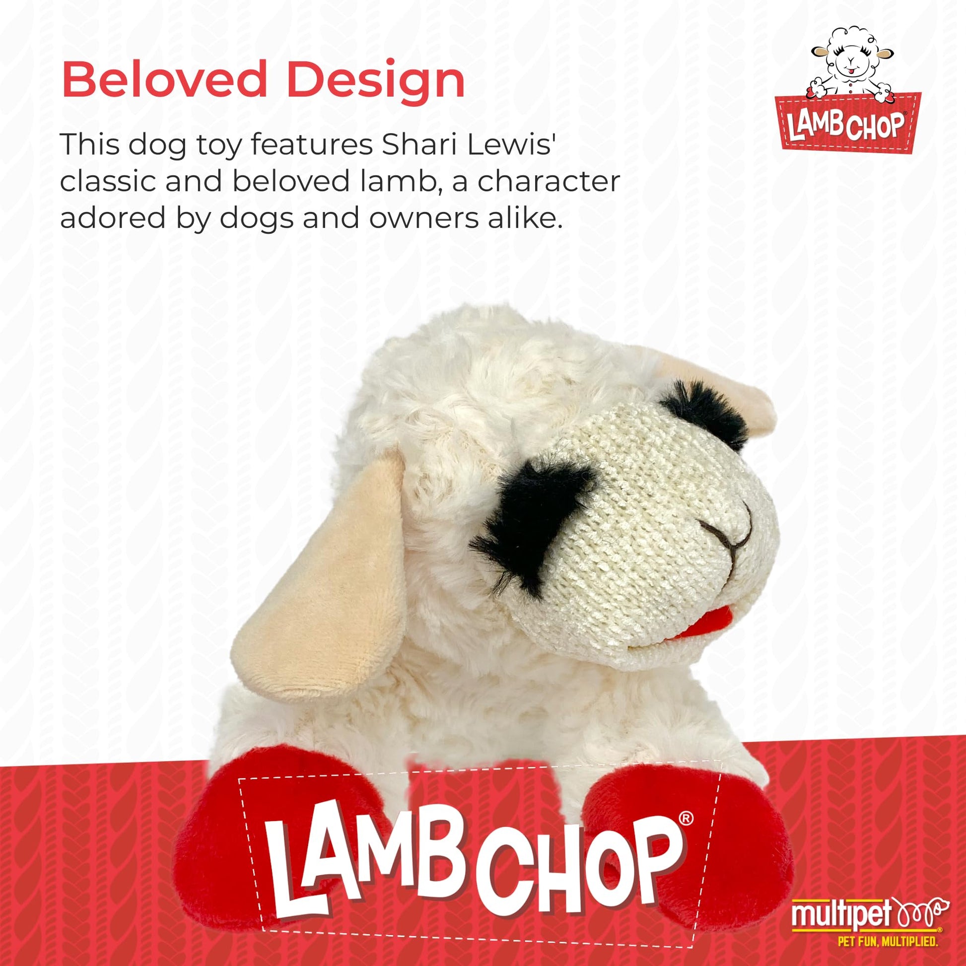 Juguete de Peluche para Perros Multipet Blanco Lambchop