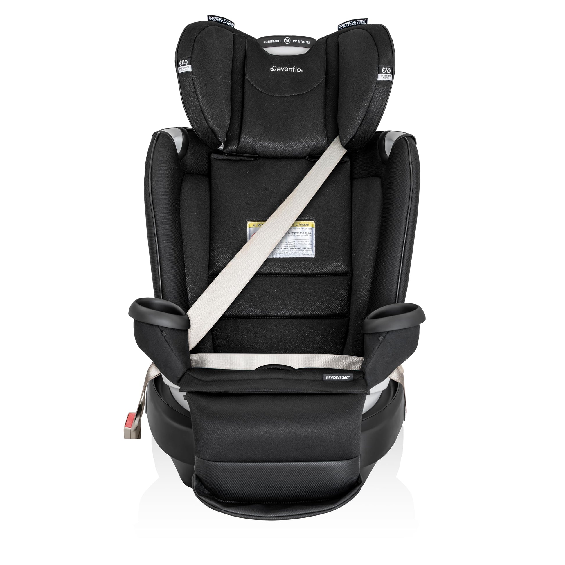 Gold Revolve360 Extend All-in-One Rotational Car Seat with SensorSafe (Onyx Black)