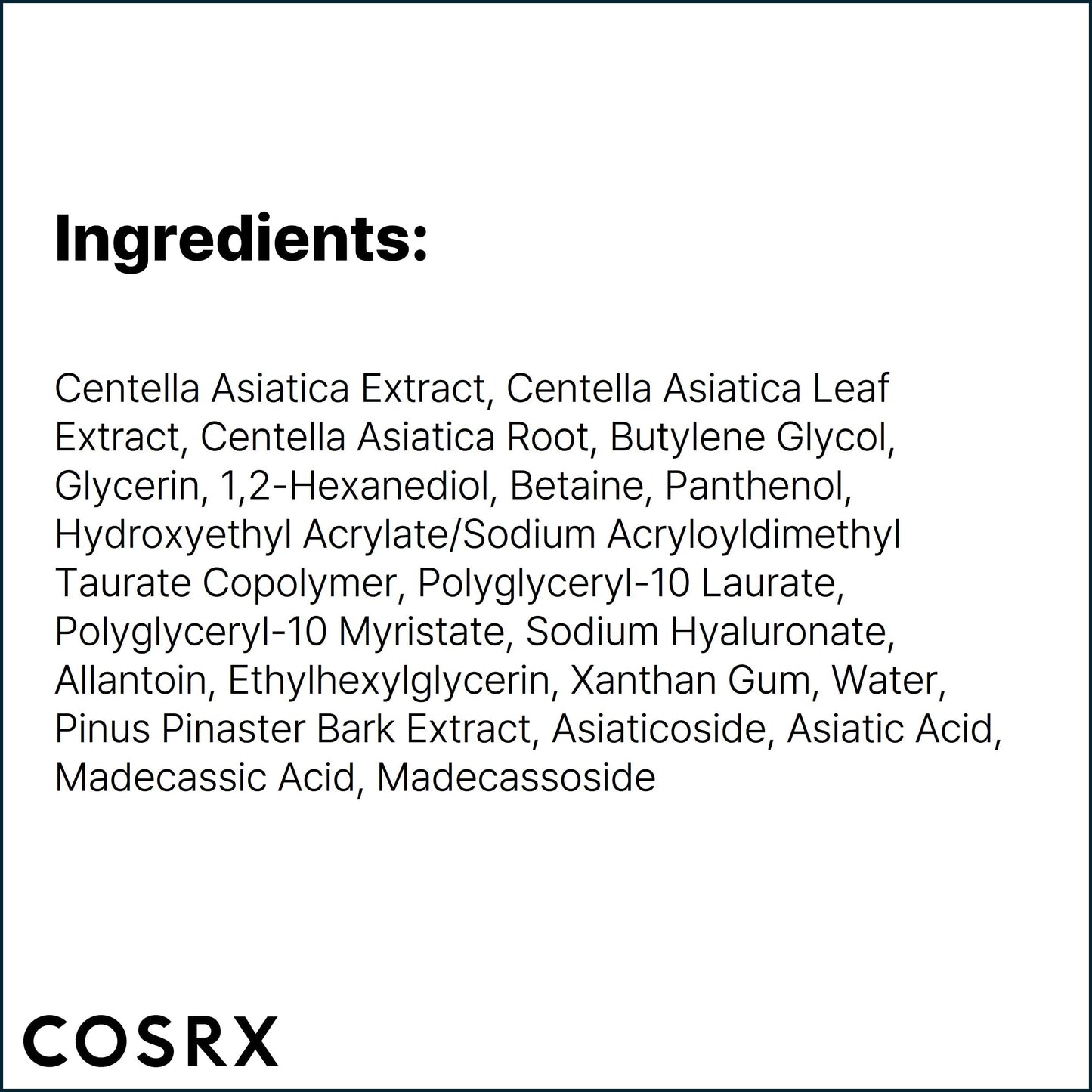 Pure Fit Cica Serum by Cosrx for Unisex - 1 oz Serum