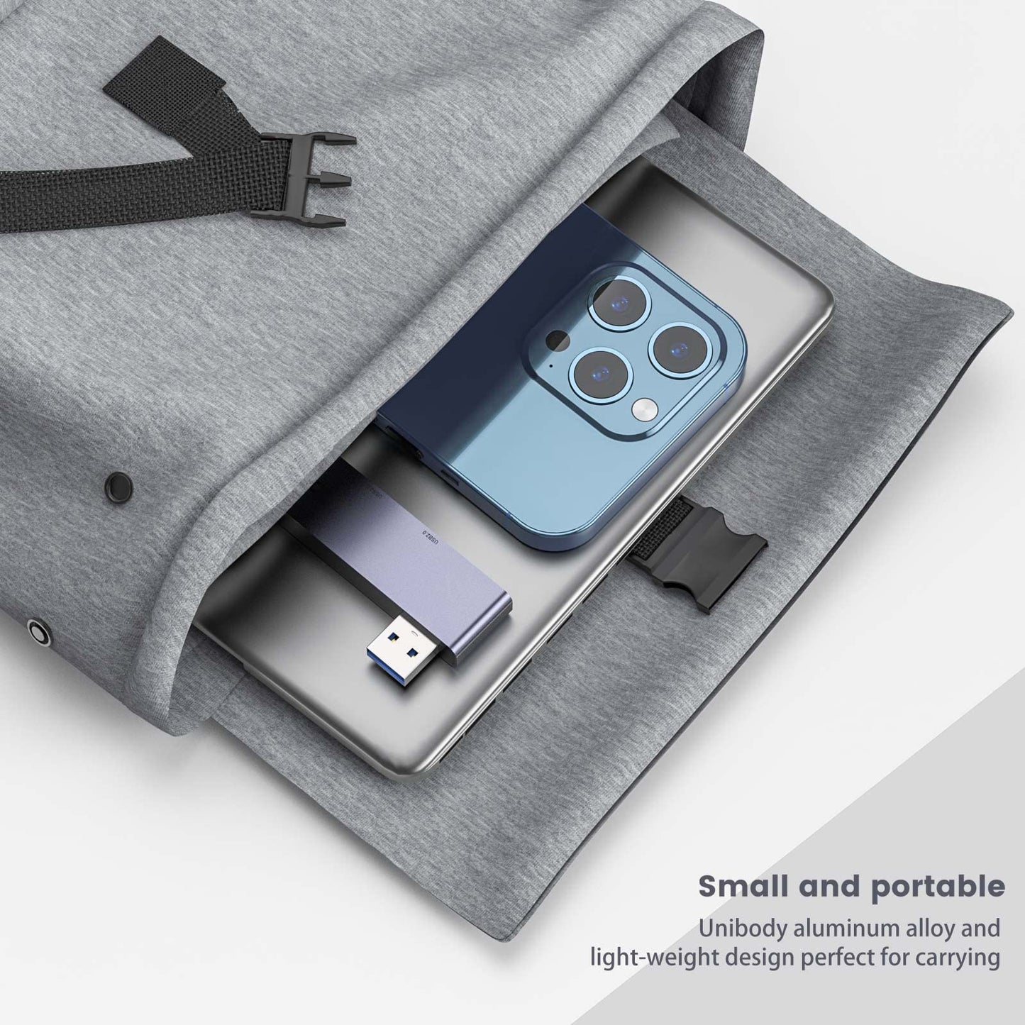 Fidioto Hub USB de 4 puertos (1 concentrador 3.0, 3 concentradores 2.0) divisor USB para computadora portátil, PC con Windows, Mac, impresora, unidad flash, disco duro móvil, PC portátil