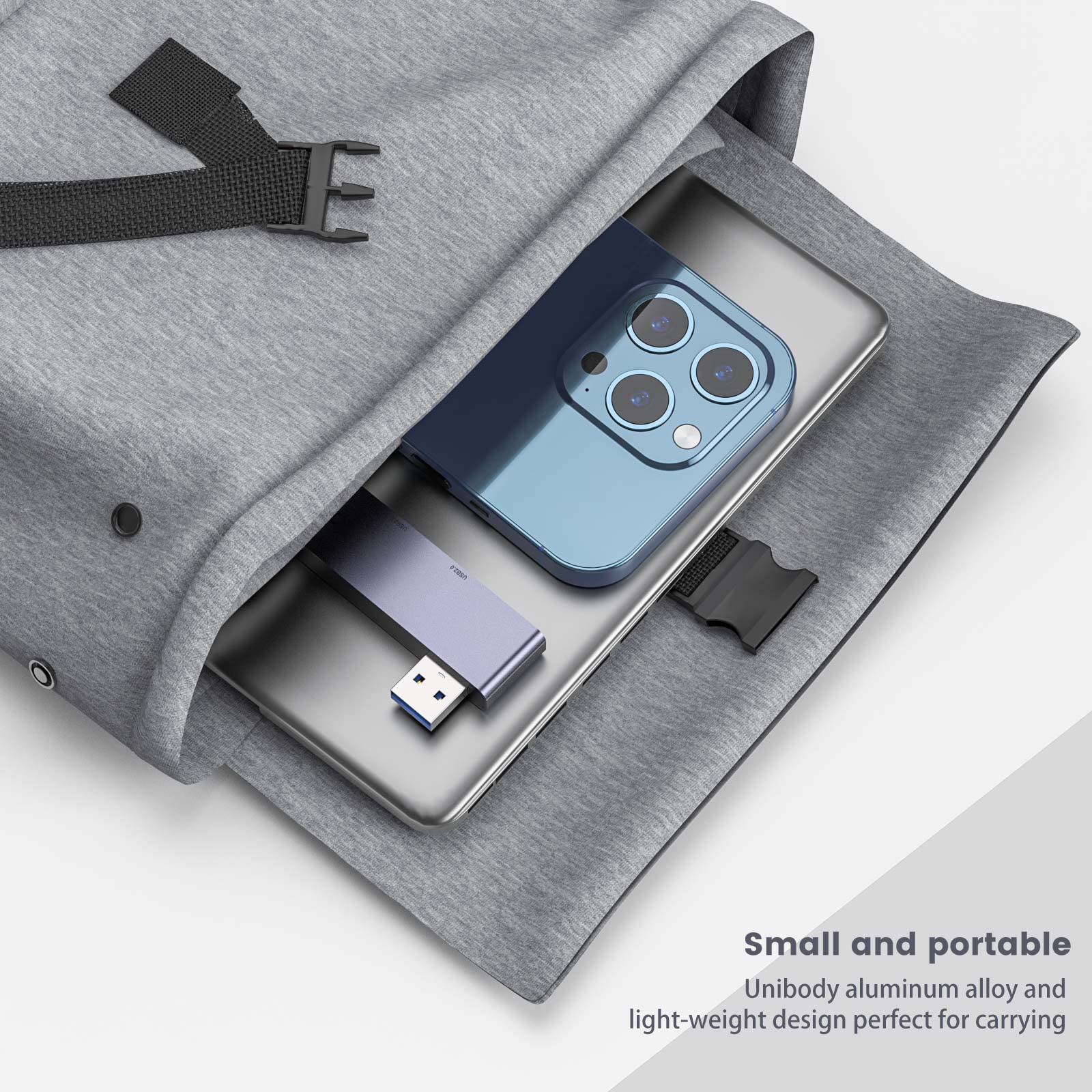 Fidioto Hub USB de 4 puertos (1 concentrador 3.0, 3 concentradores 2.0) divisor USB para computadora portátil, PC con Windows, Mac, impresora, unidad flash, disco duro móvil, PC portátil