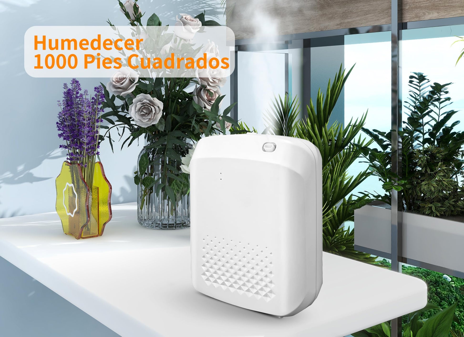 Difusor De Aire Con Bluetooth, Difusores Profesionales De Aceites Esenciales Sin Agua De Difusión De Fragancias Por Nebulización Con Botella De 400ml Para Casa Hotel (Enchufe de