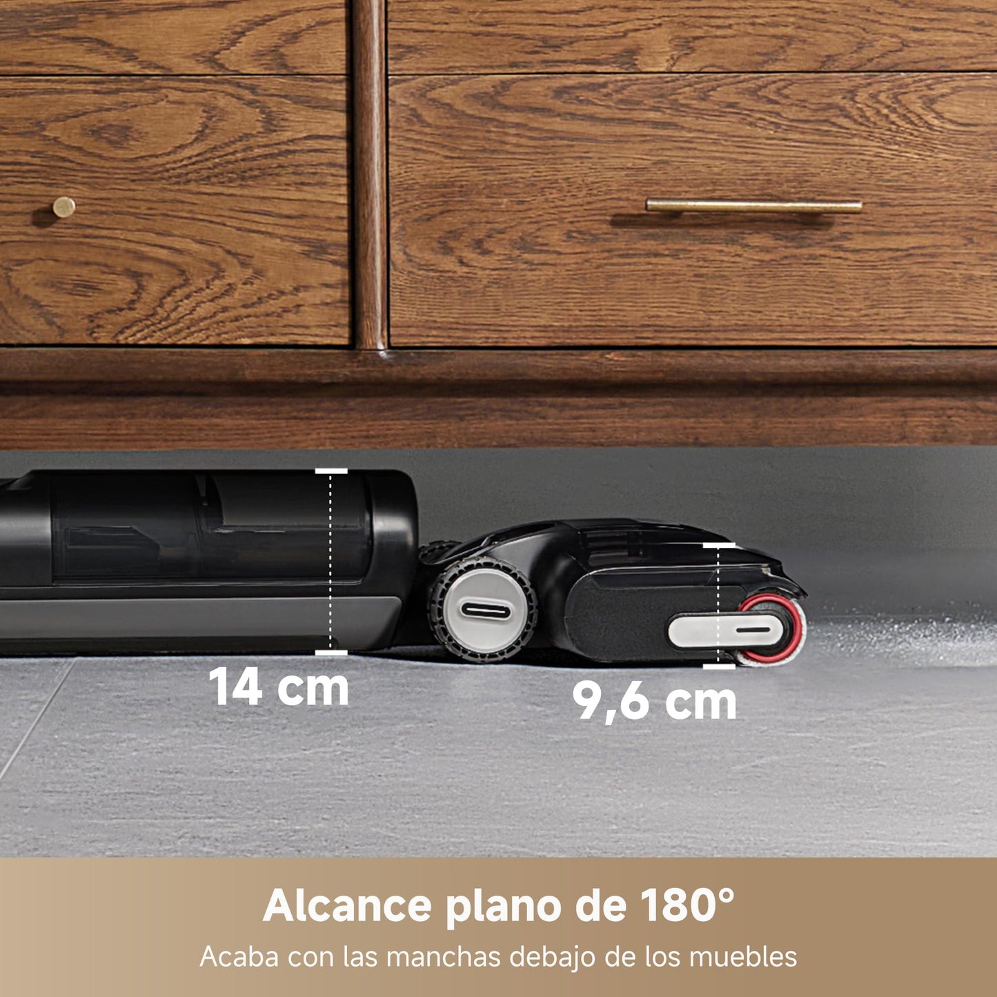 Aspiradora Húmedo Seco Dreame H12 Pro FlexReach Verde Rotación 180° y Autolimpieza