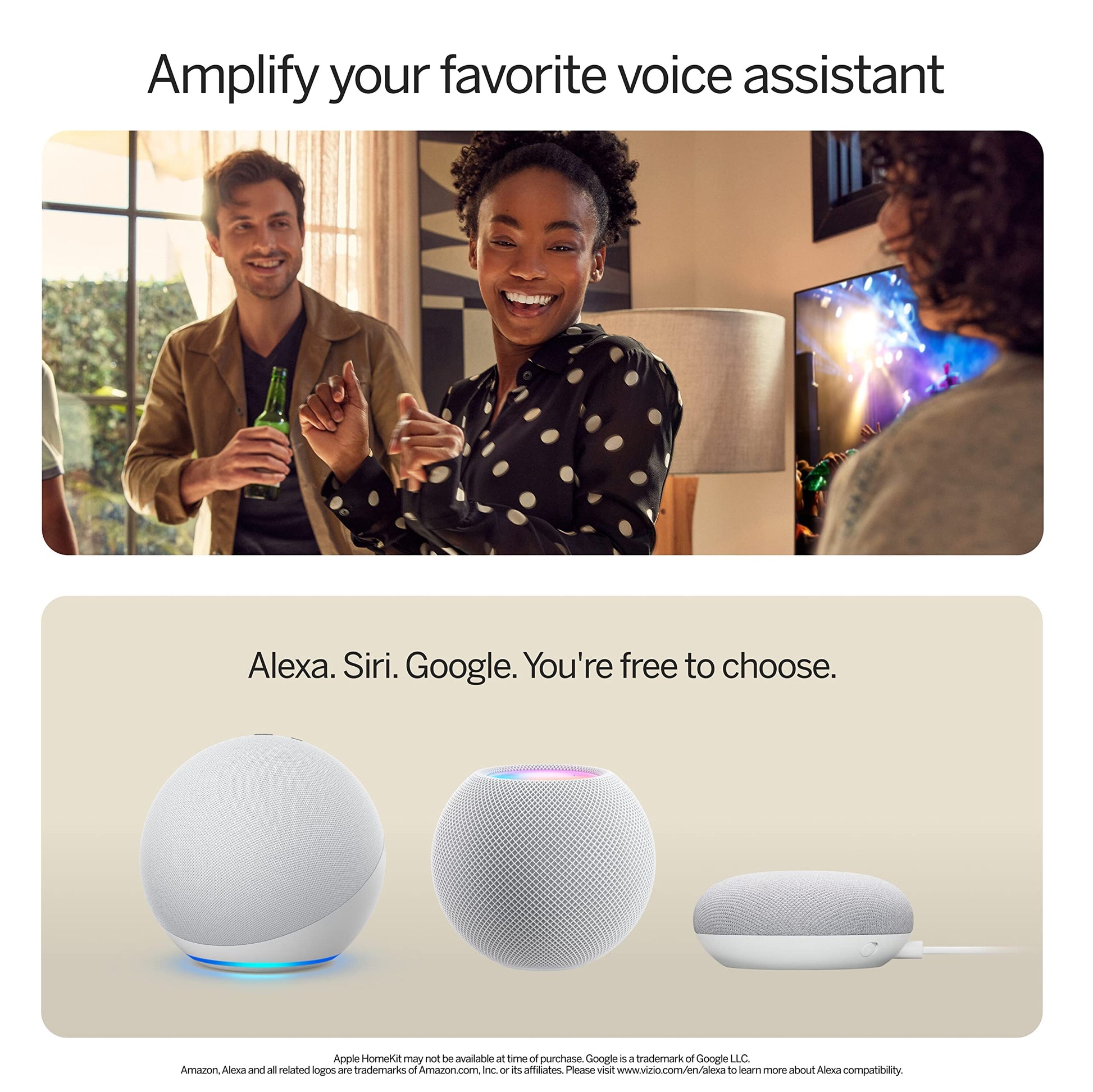 Barra de Sonido VIZIO Serie M Envolvente 2.1 con 6 Altavoces de Alto Rendimiento y Compatibilidad con Alexa
