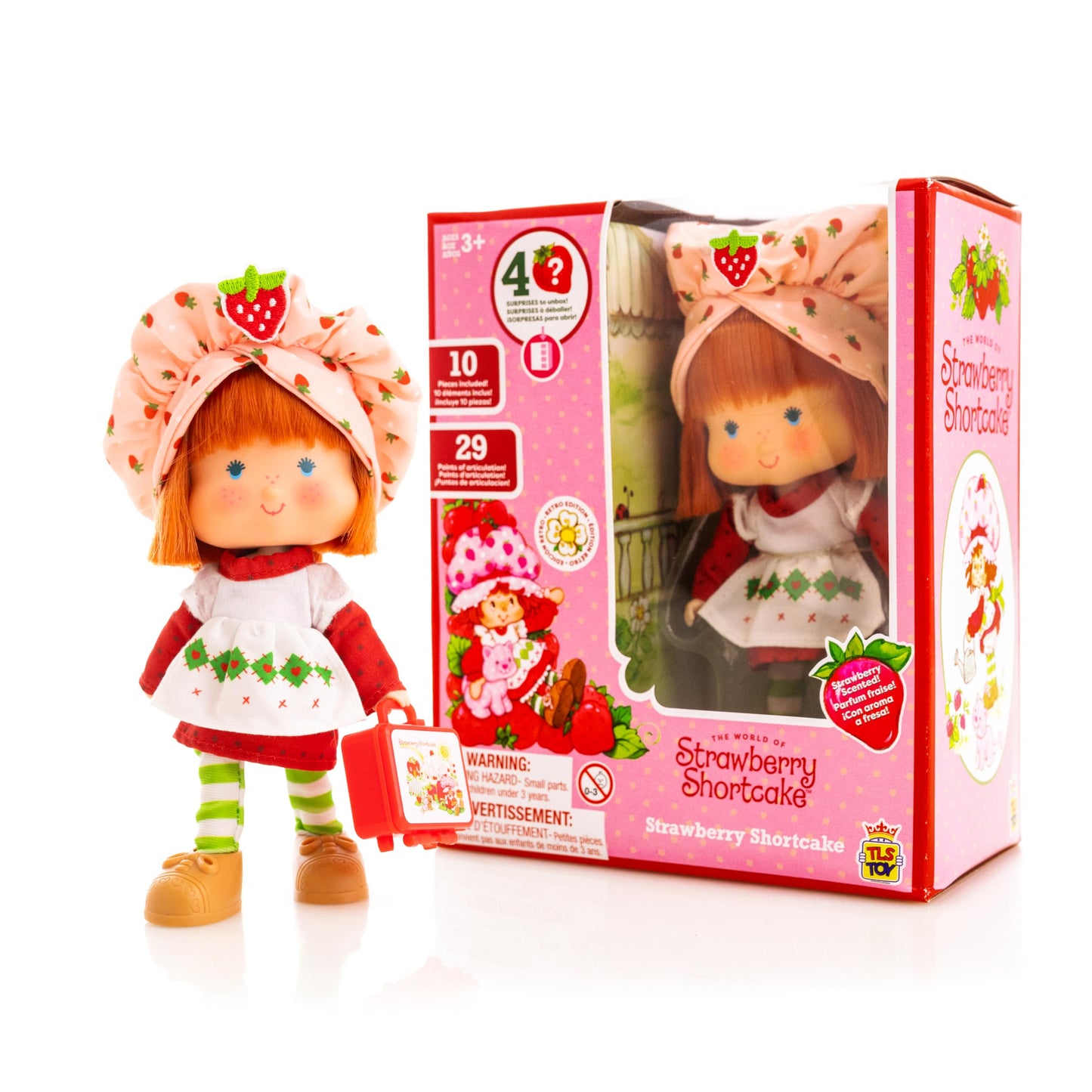Muñeca de Moda The Loyal Subjects Strawberry Shortcake Fresa Shortcake edición limitada con Accesorios Sorpresa para Mujer