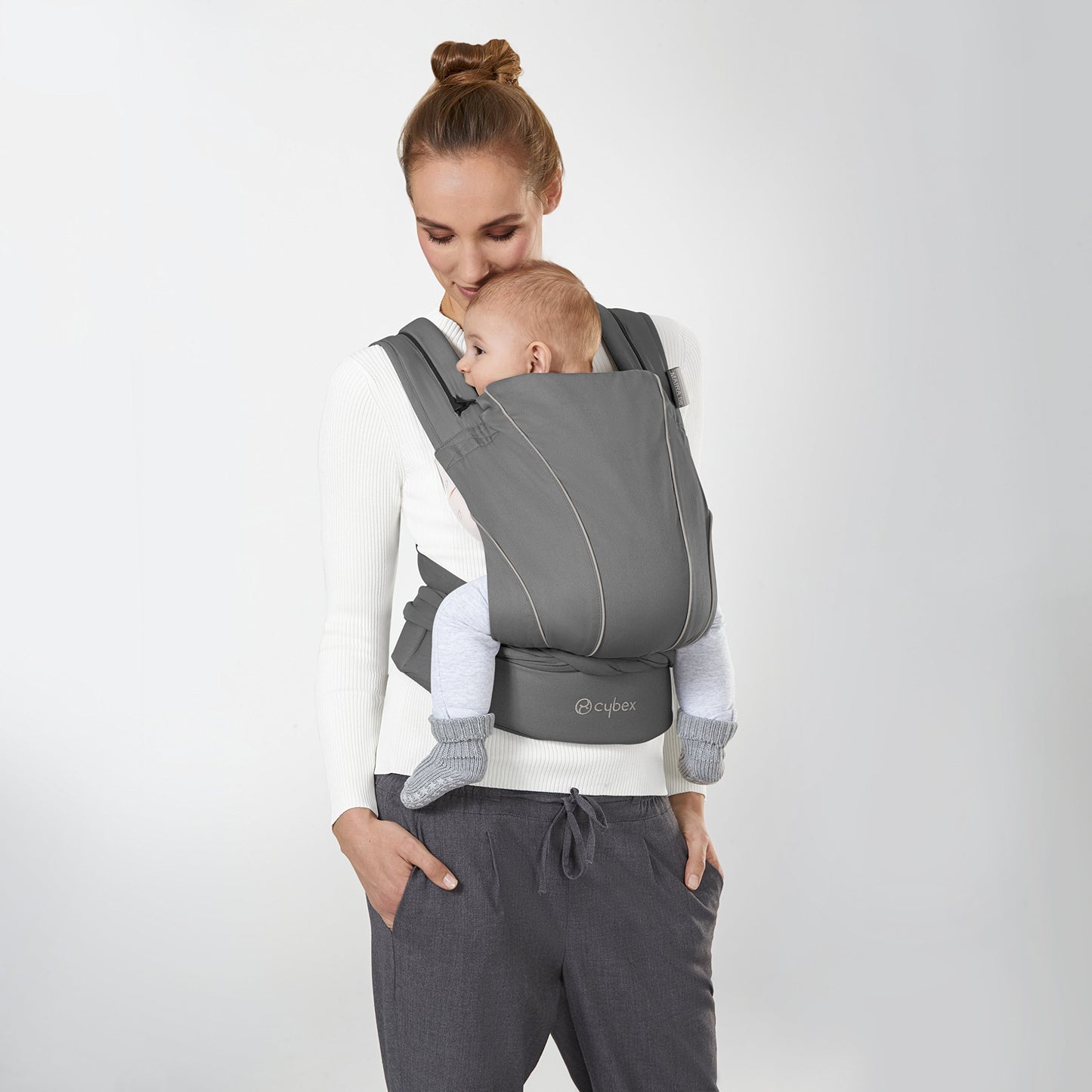 Cybex MAIRA Corbata Bebé Carrier, Azul Mezclilla, Talla Única