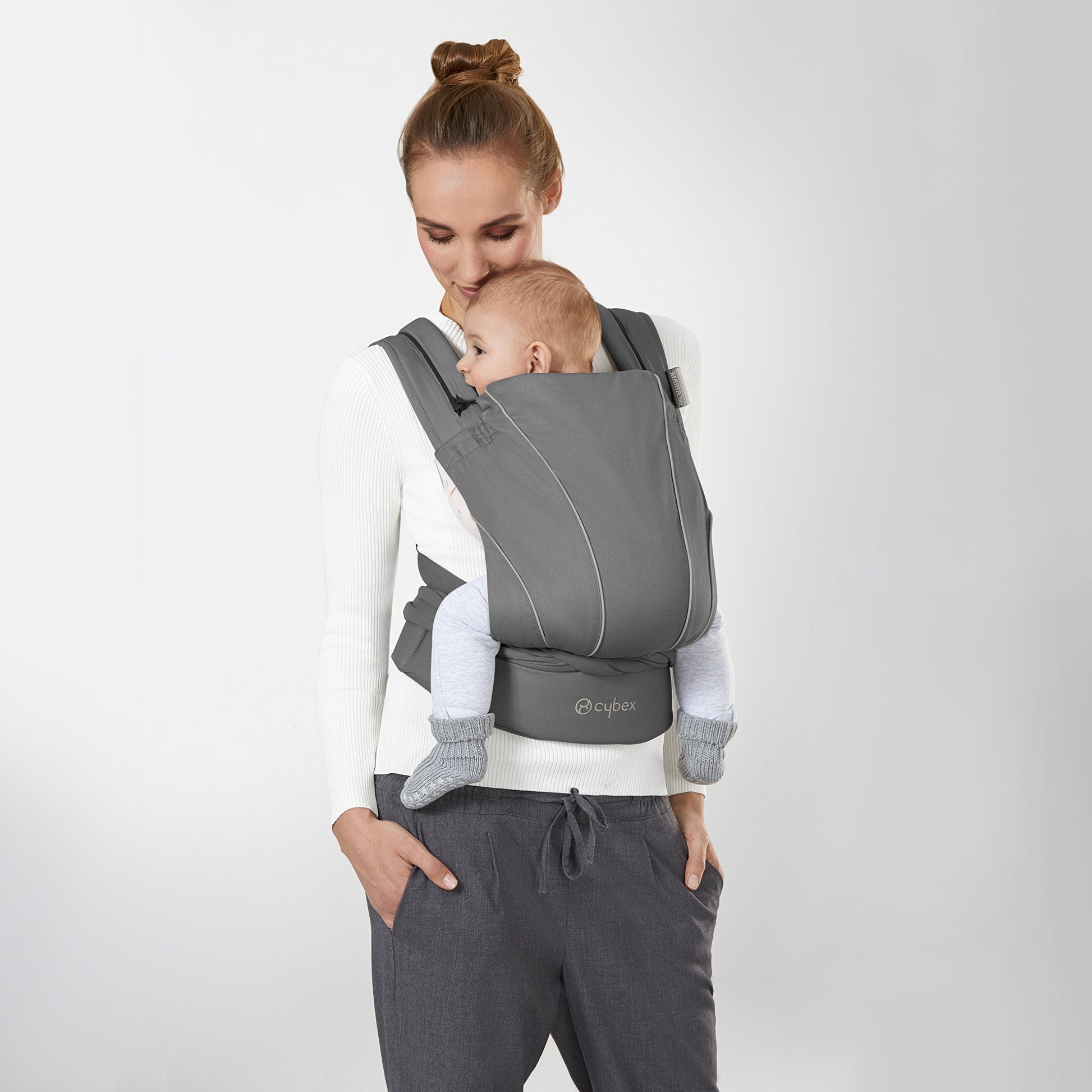 Cybex MAIRA Corbata Bebé Carrier, Azul Mezclilla, Talla Única