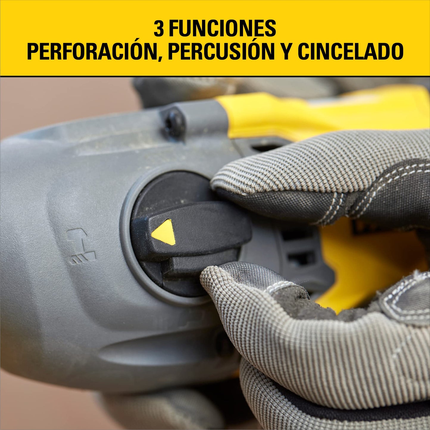 STANLEY Rotomartillo Inalámbrico 1-1/8" (22mm), Incluye Baterías, Cargador y Caja de Herramientas, SBH900M2K