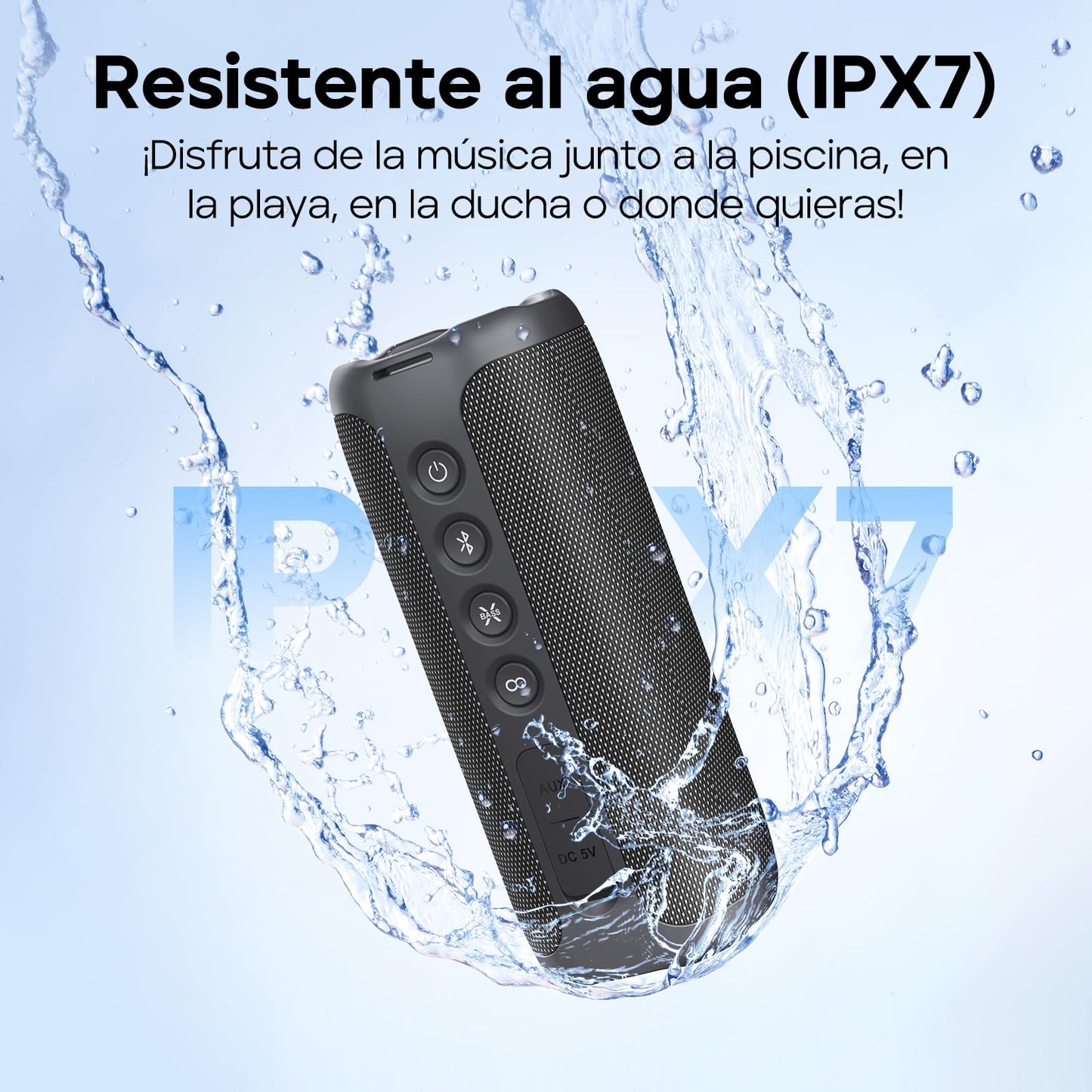Tribit StormBox 2 Altavoz Bluetooth con 34 W de Sonido Envolvente 360°