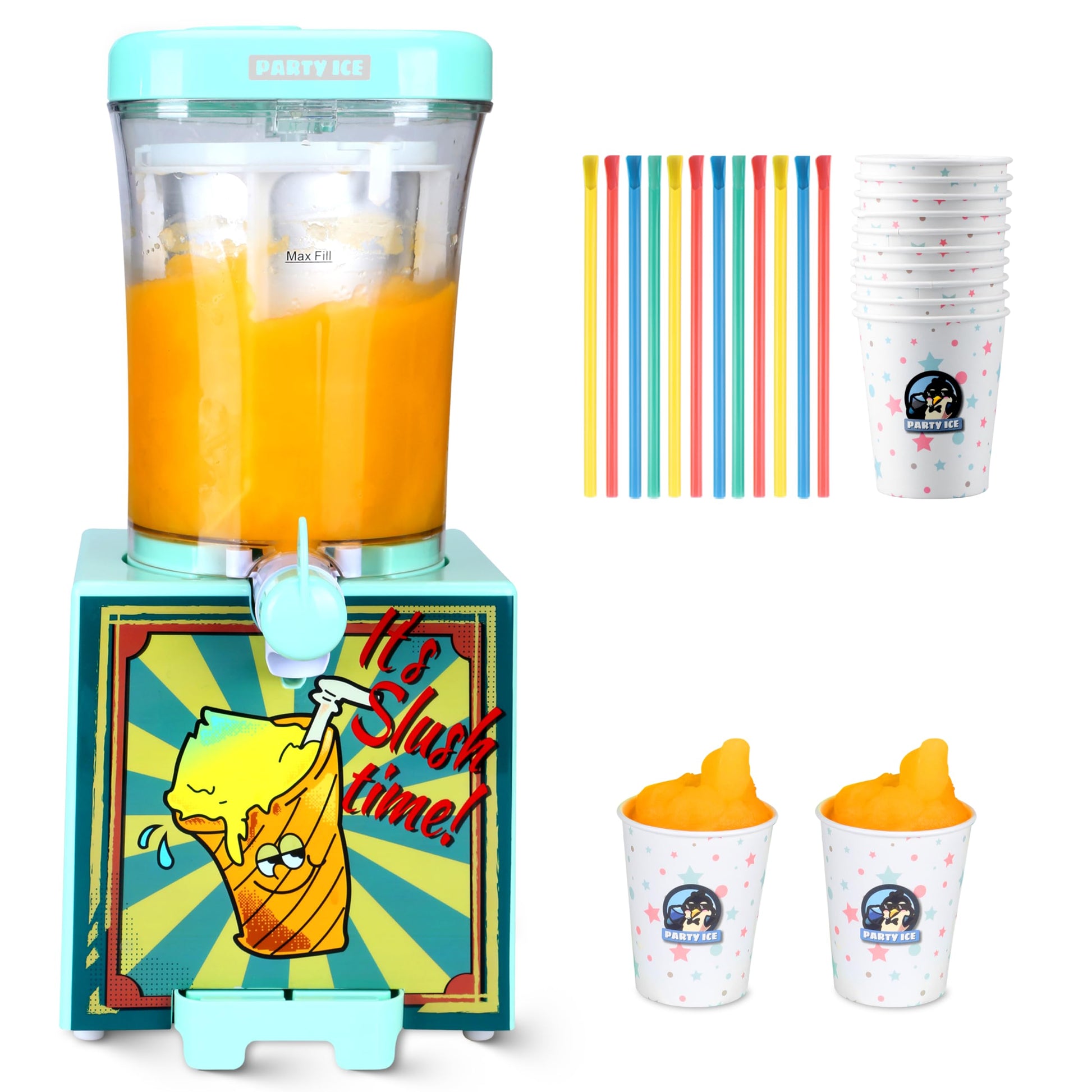 Máquina para Granizados Party Ice Home Azul 33 Onzas