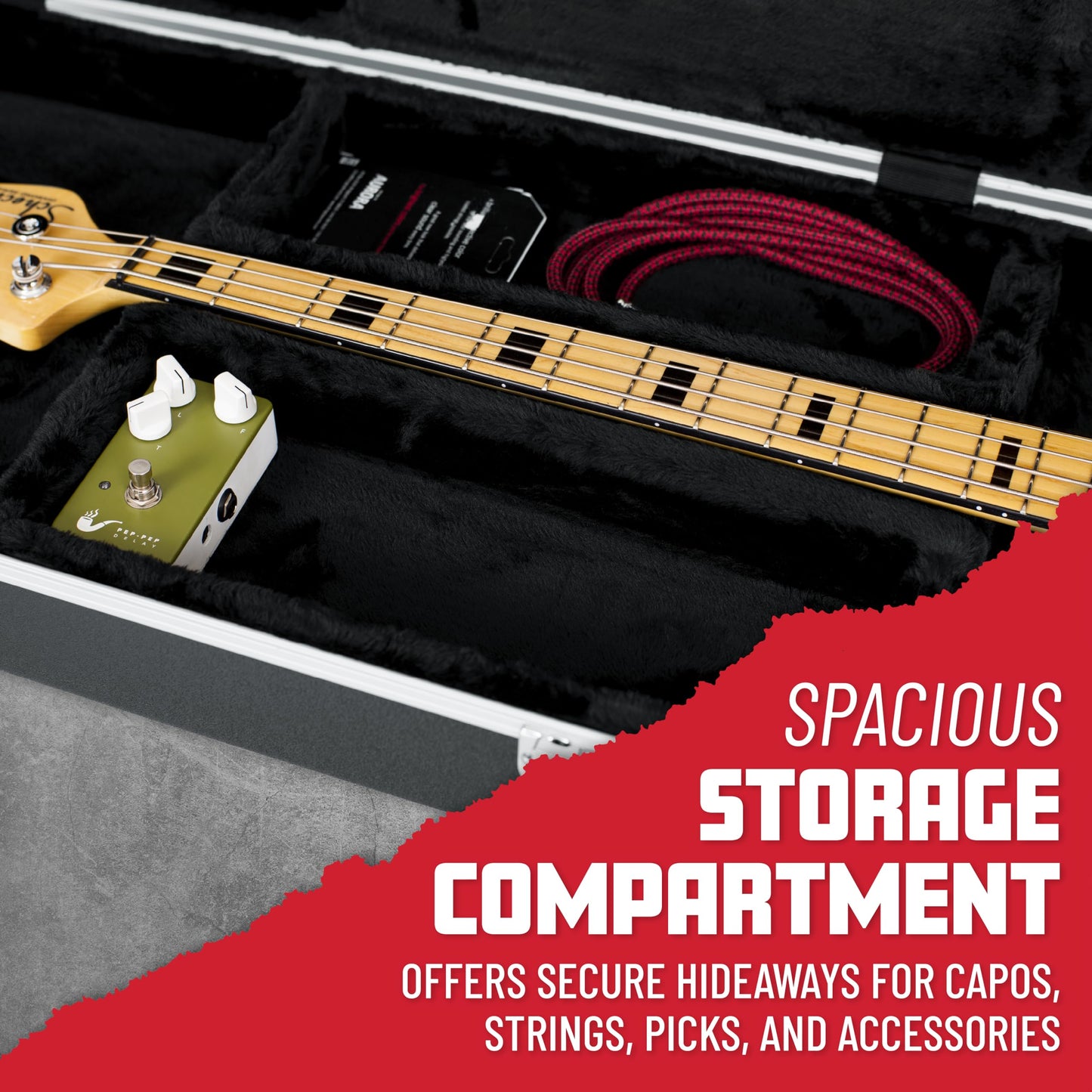 Gator G-PG ACOUSTIC Pro Go - Guitarra acústica (tamaño grande), Bajo, Negro, 1