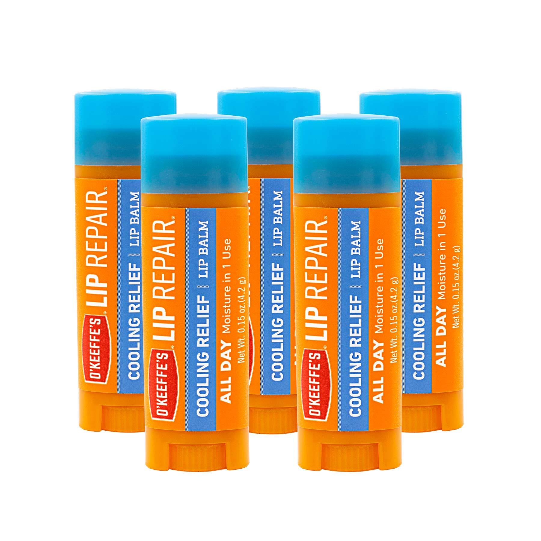 Lápiz de Reparación de Labios O'Keeffe's Refrigerante paquete de 5