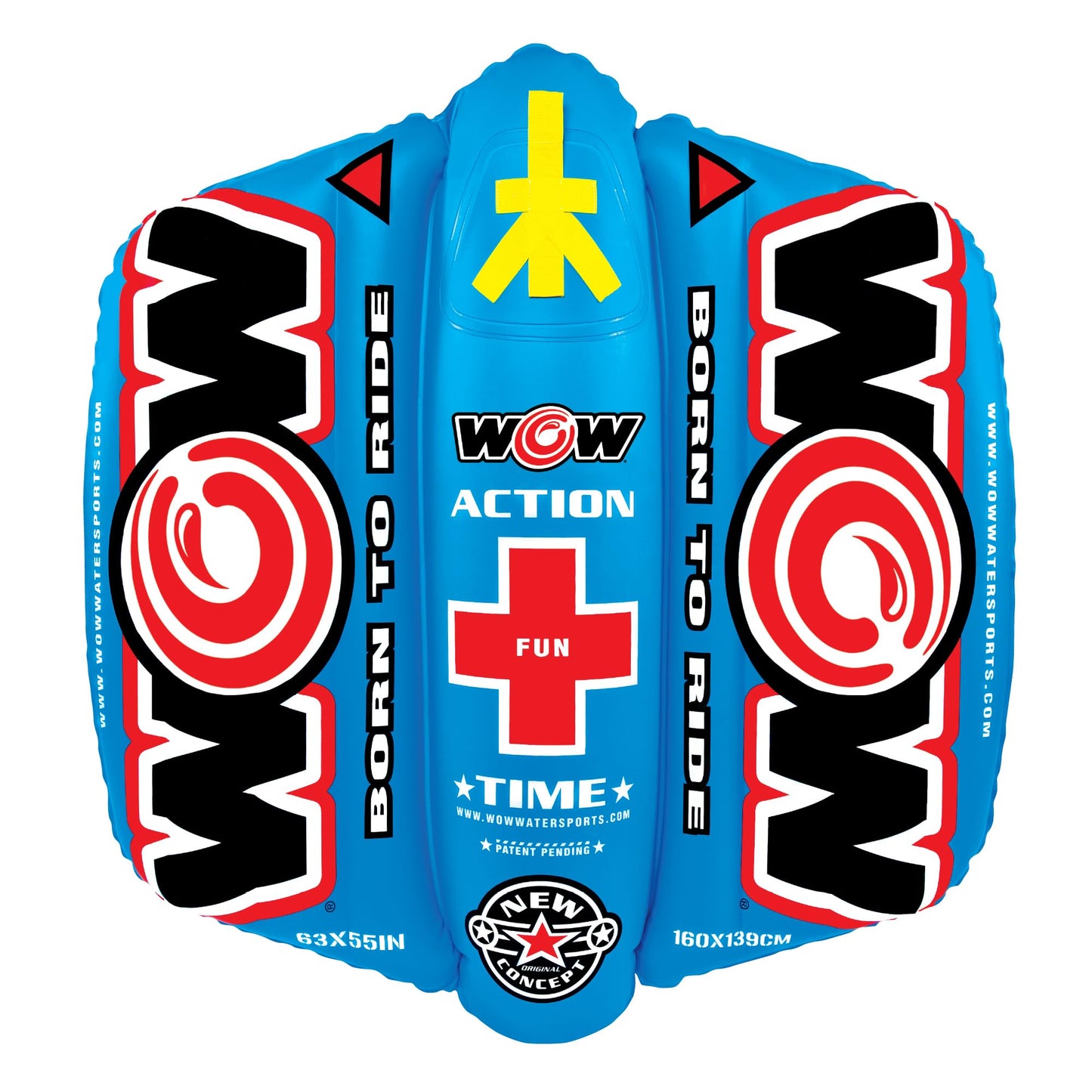 Inflable Towable WOW Zig Zag 2 Personas Dirigible