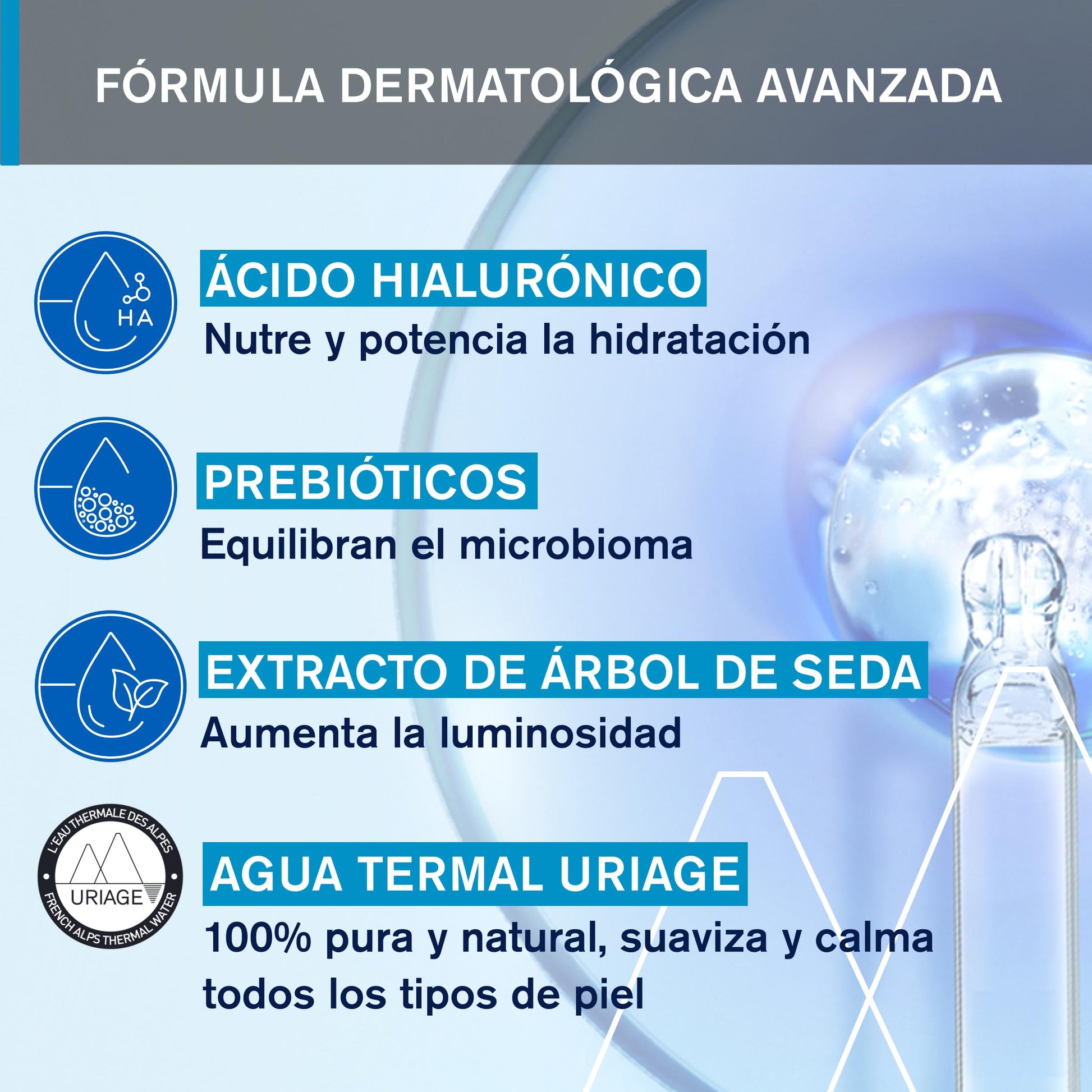 Uriage Esencia tonificante Glow Up - agua termal y HA 100ml